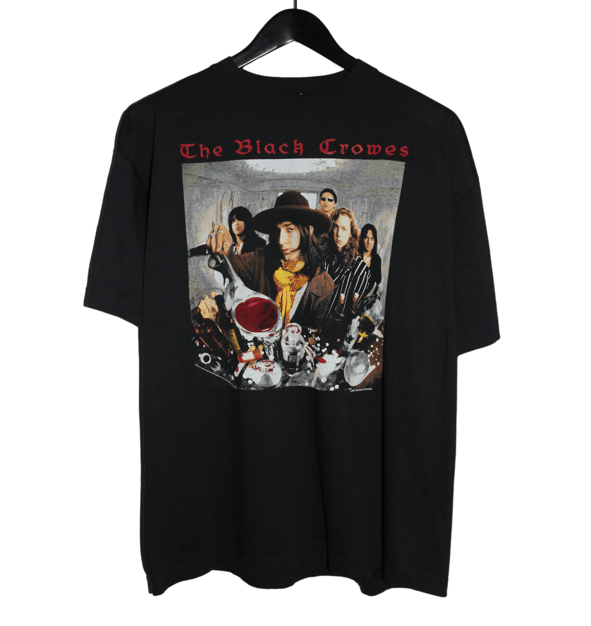 The Black Crowes 1992 High as the Moon Tour Shirt - Faded AU