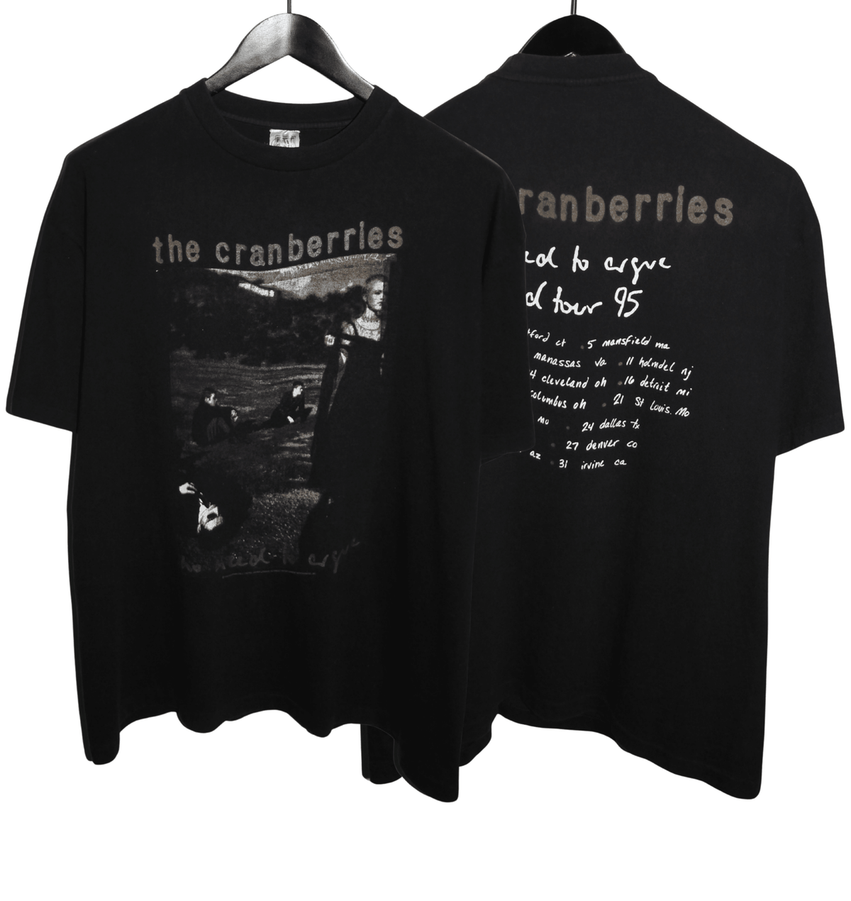 The Cranberries 1995 No Need To Argue Tour Shirt - Faded AU