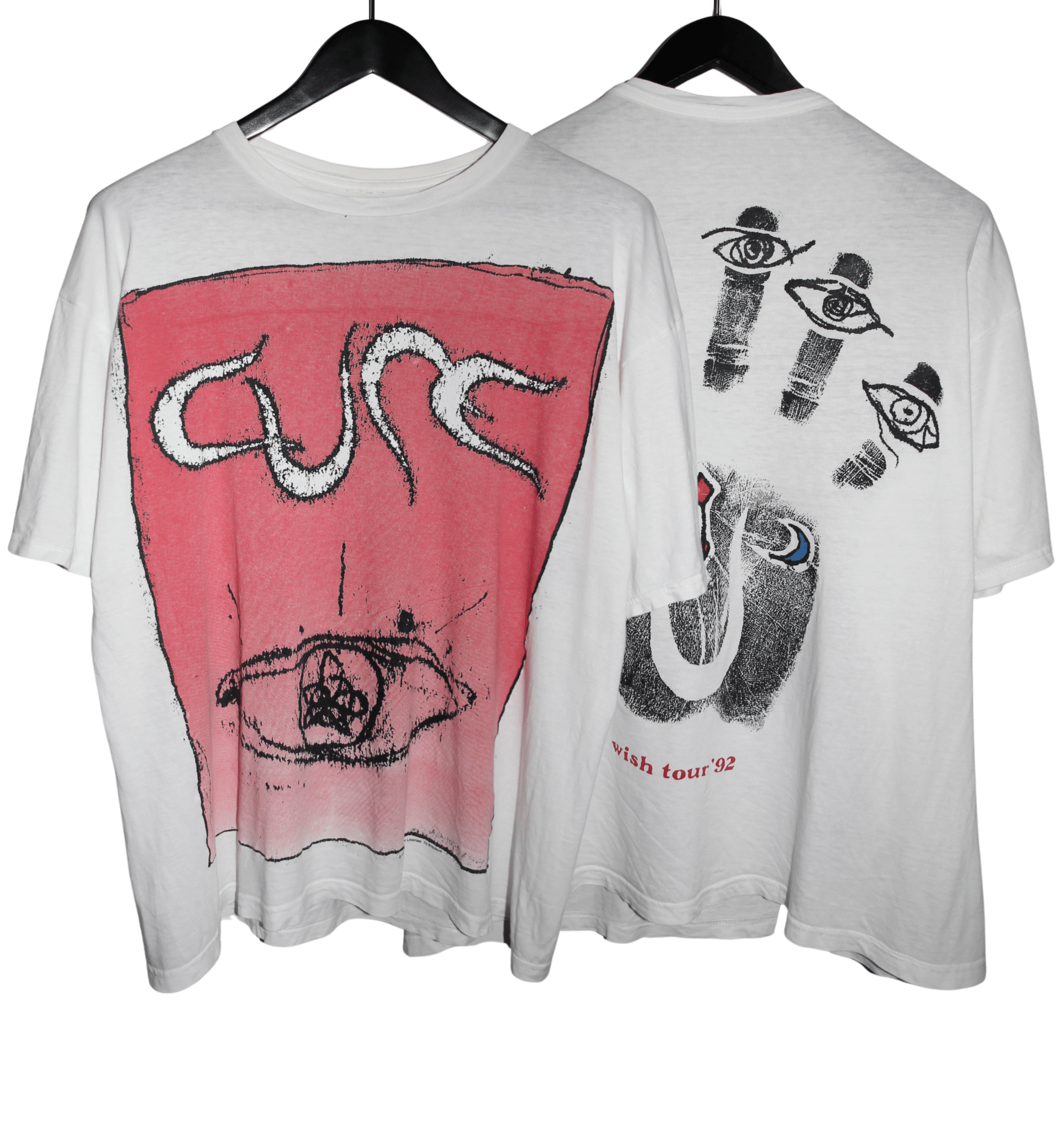 The Cure 1992 Wish Tour Shirt - Faded AU