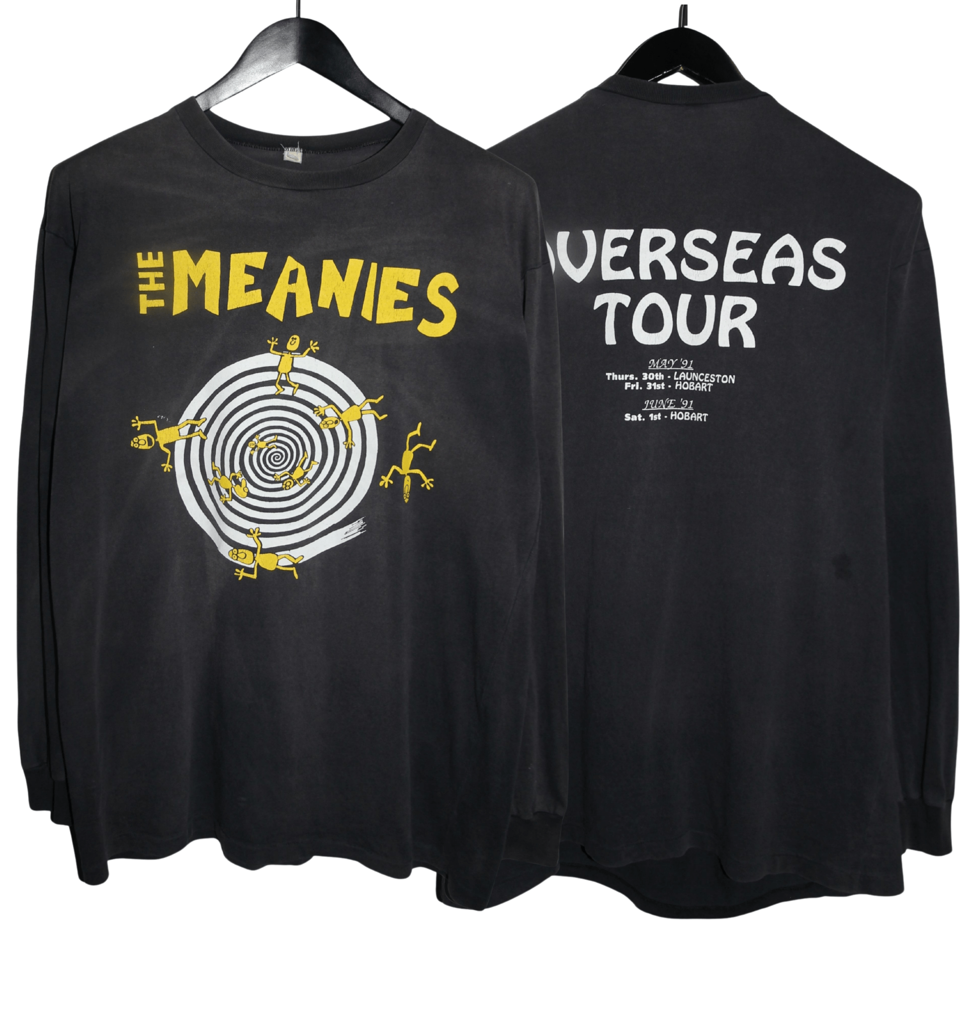 The Meanies 1991 Probe TV Tasmanian Tour Long Sleeve - Faded AU