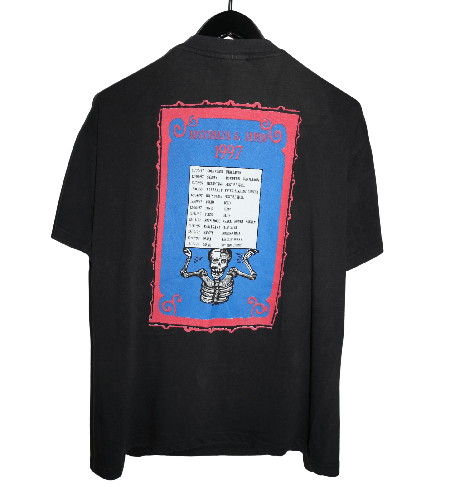 The Offspring 1997 AU & NZ Tour Shirt - Faded AU