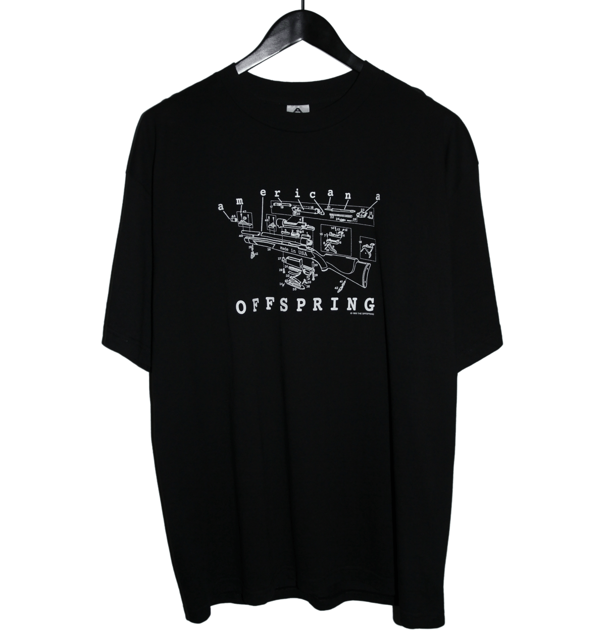 The Offspring 1998 Americana Rifle Shirt - Faded AU