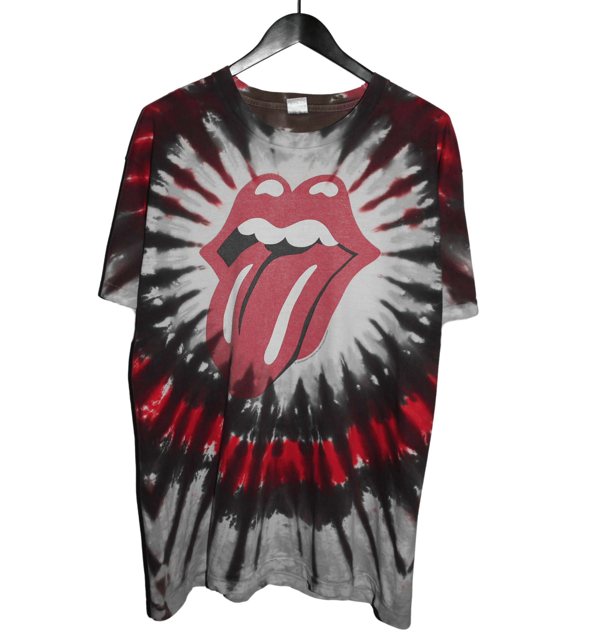 The Rolling Stones 1994 Tongue Tie Dye Shirt - Faded AU