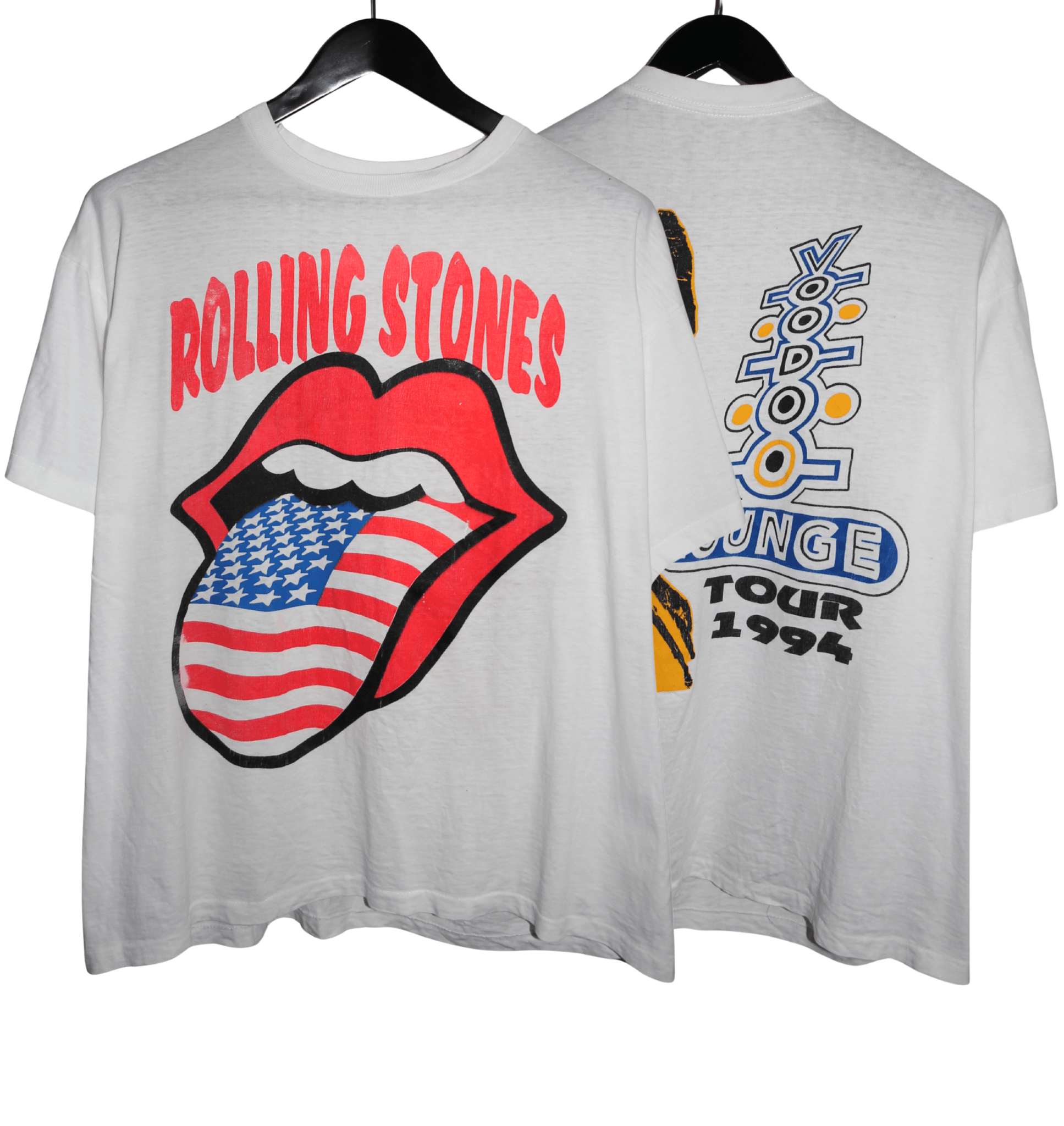 The Rolling Stones 1995 Voodoo Lounge Tour Shirt - Faded AU