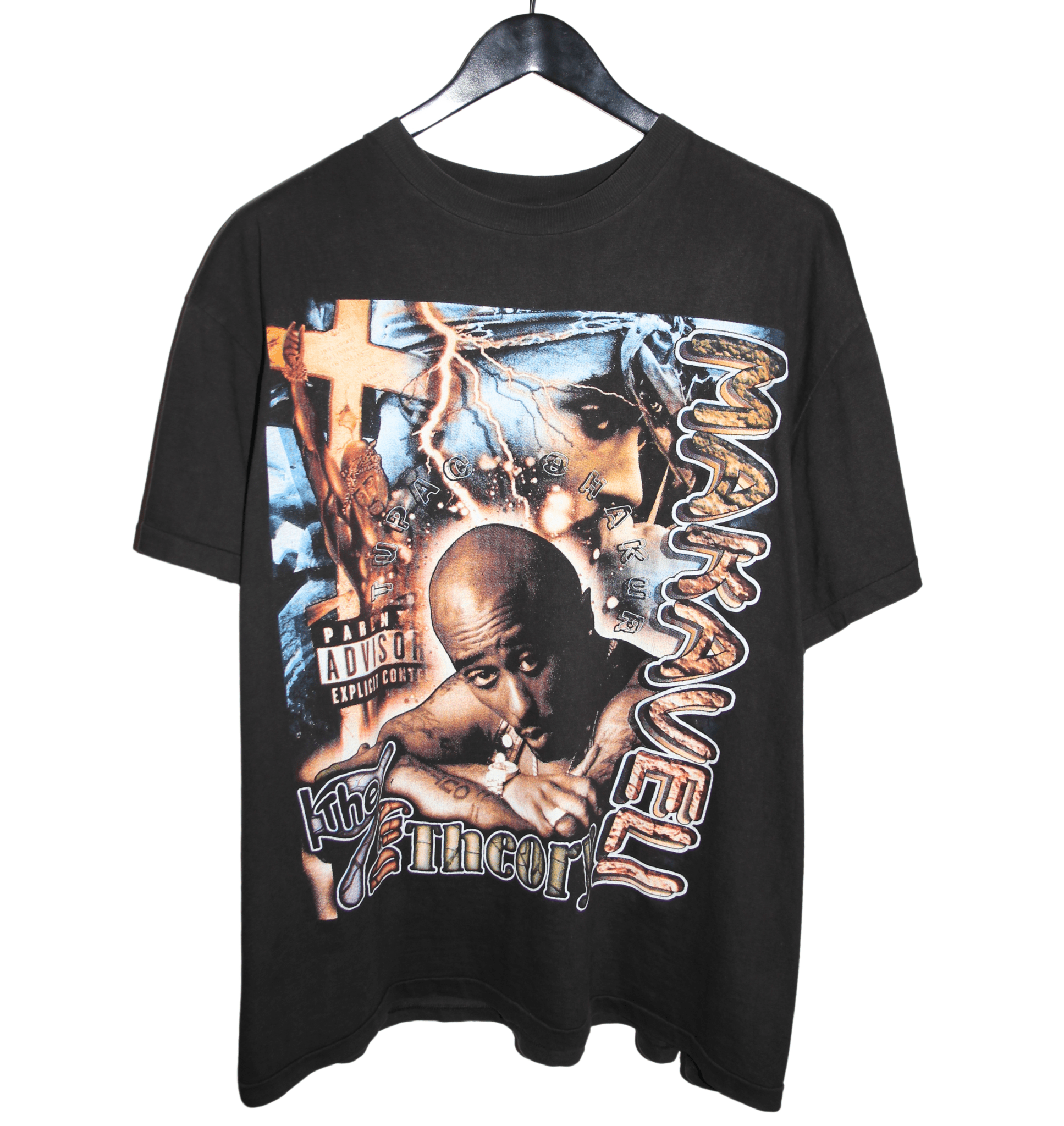 Tupac 90's Memorial Rap Tee - Faded AU