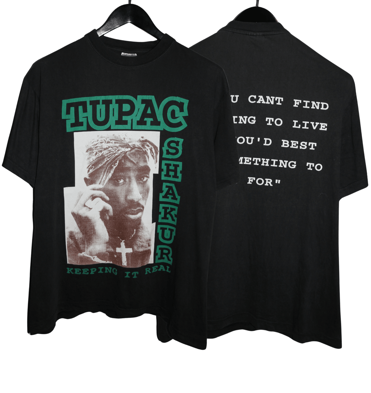 Tupac 90's Memorial Shirt - Faded AU