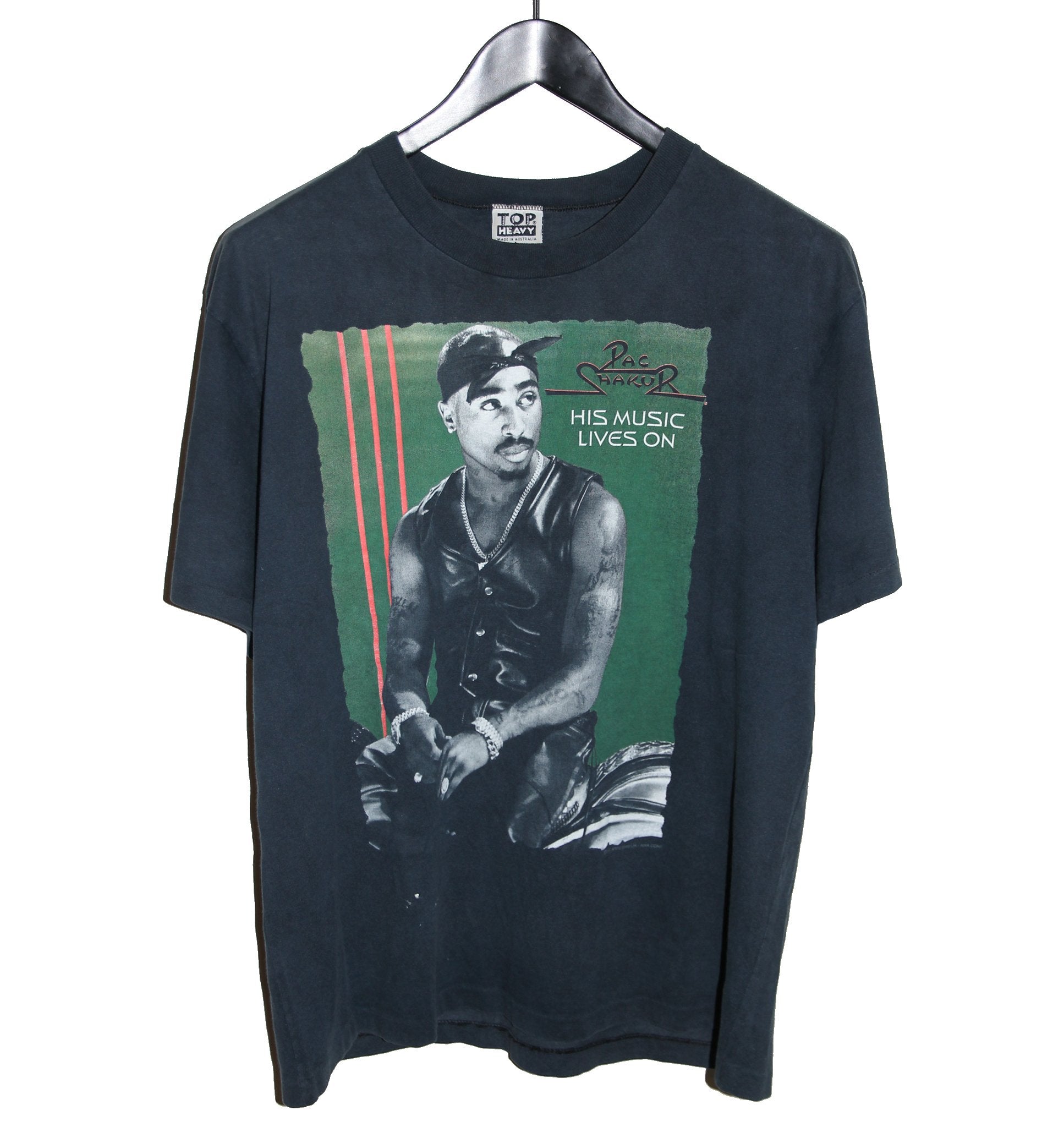 Tupac Shakur 1997 Memorial Shirt - Faded AU