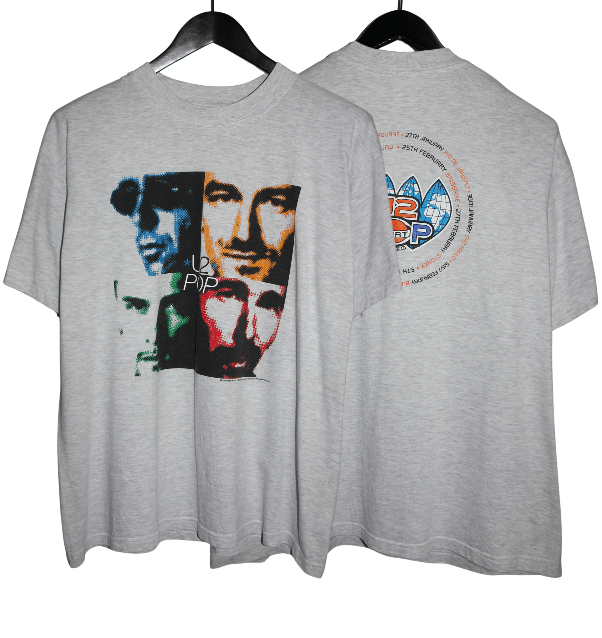 U2 1998 Pop Mart Shirt - Faded AU