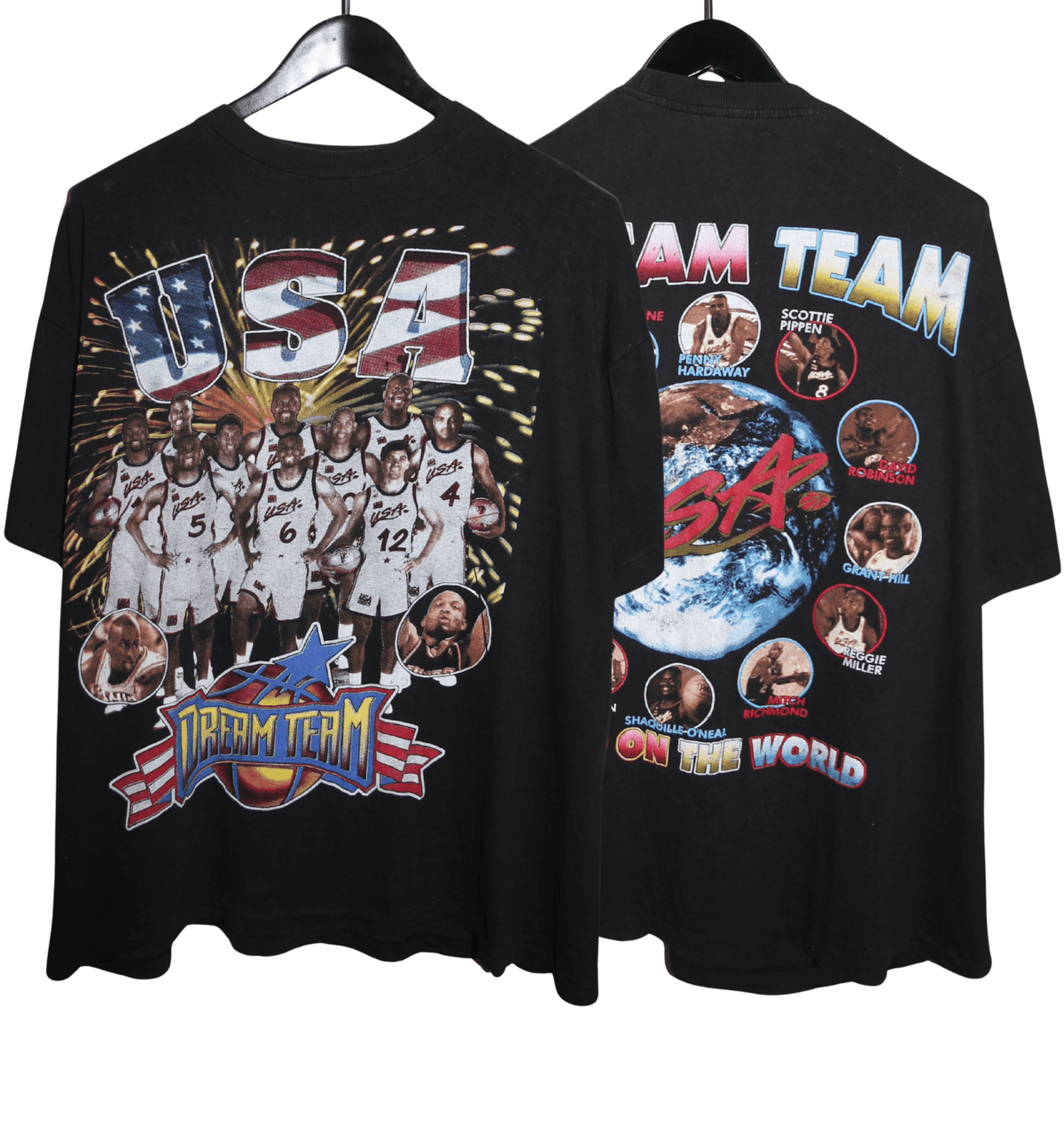 USA 1992 Dream Team Rap Tee - Faded AU