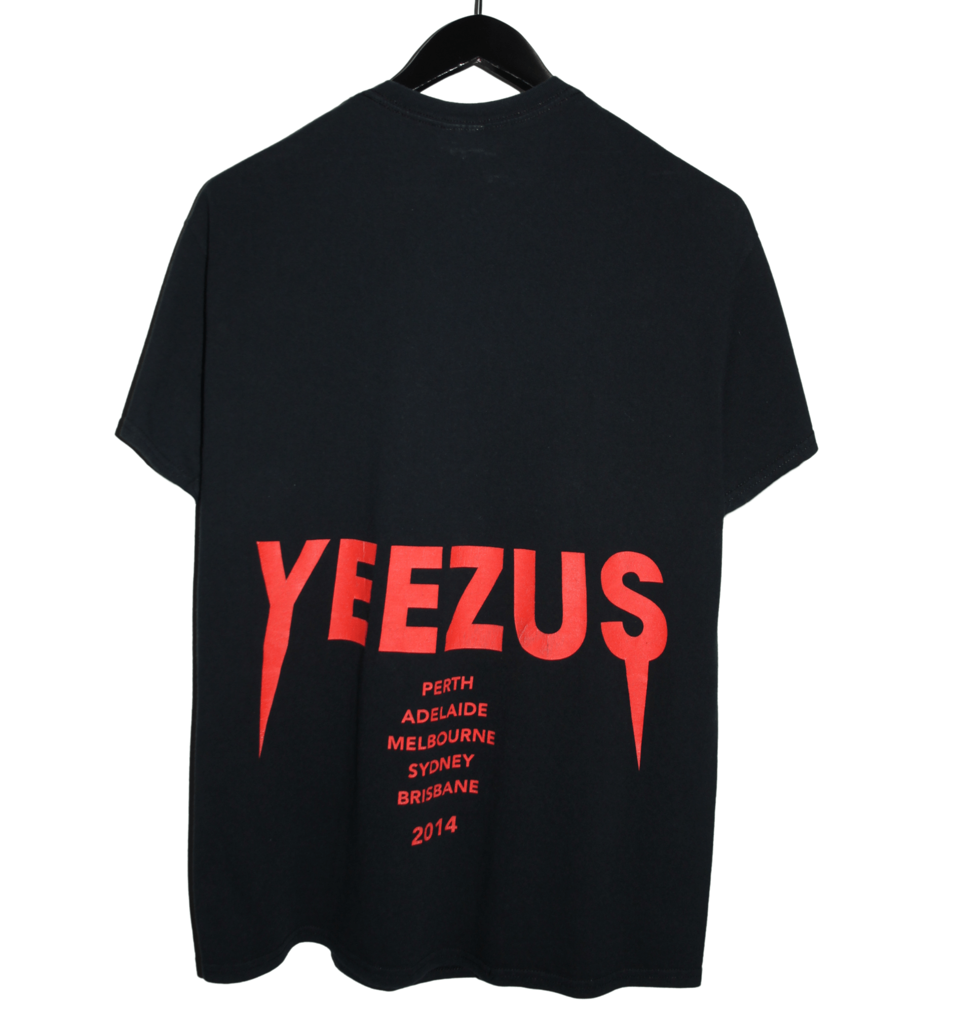 Yeezus 2014 Skull Australian Tour Shirt - Faded AU