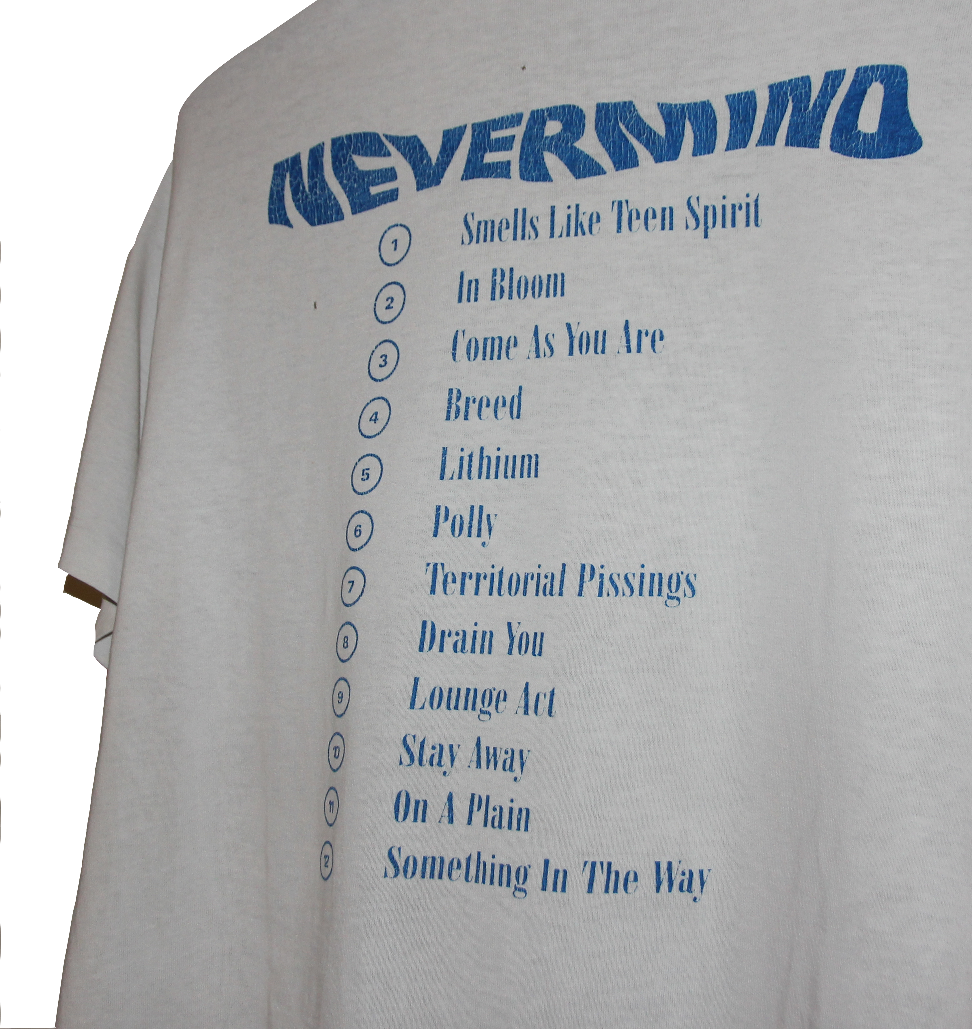 Nirvana 90's Nevermind Album Shirt SMALL