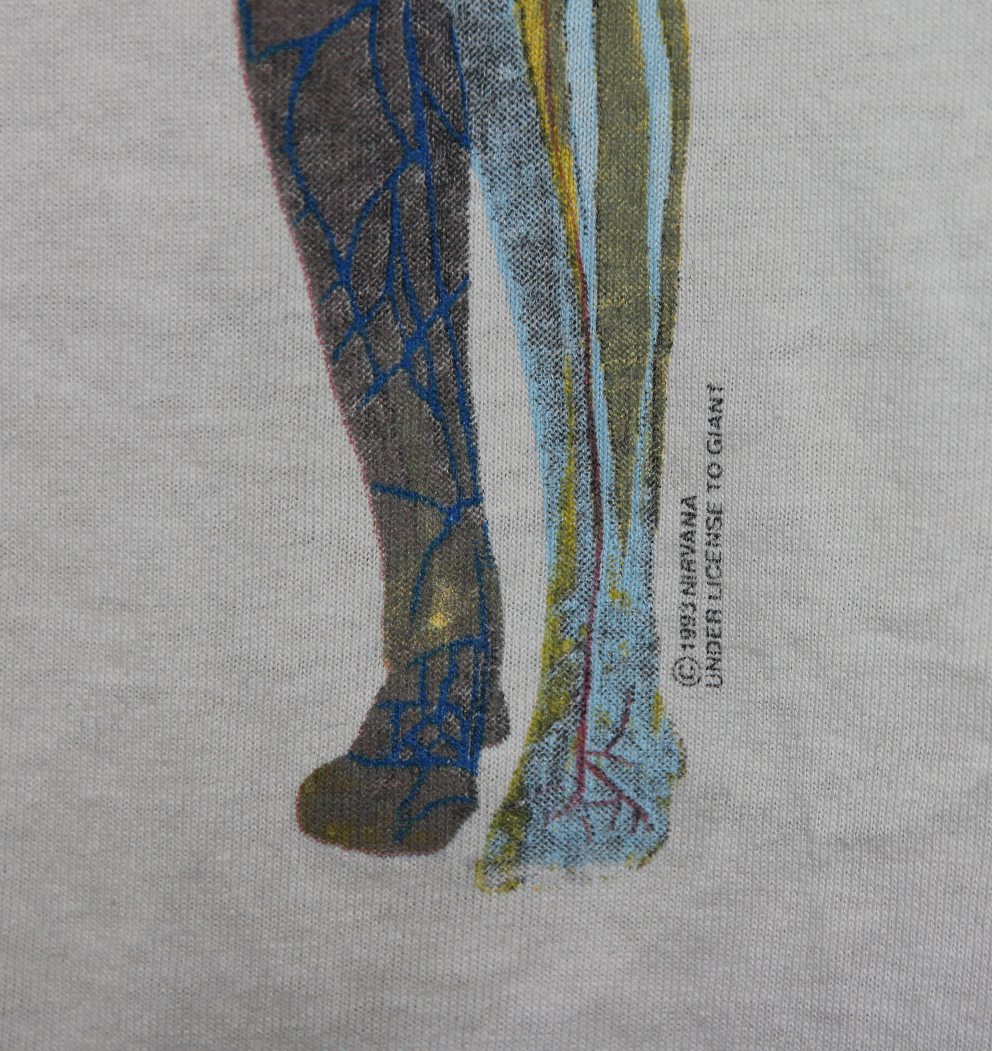 Nirvana 1993 In Utero Album Shirt LARGE