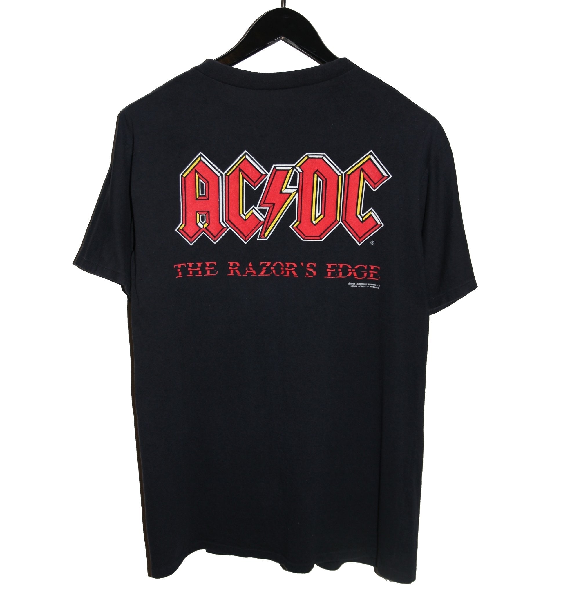 ACDC 1990 The Razor Edge Tour Shirt - Faded AU