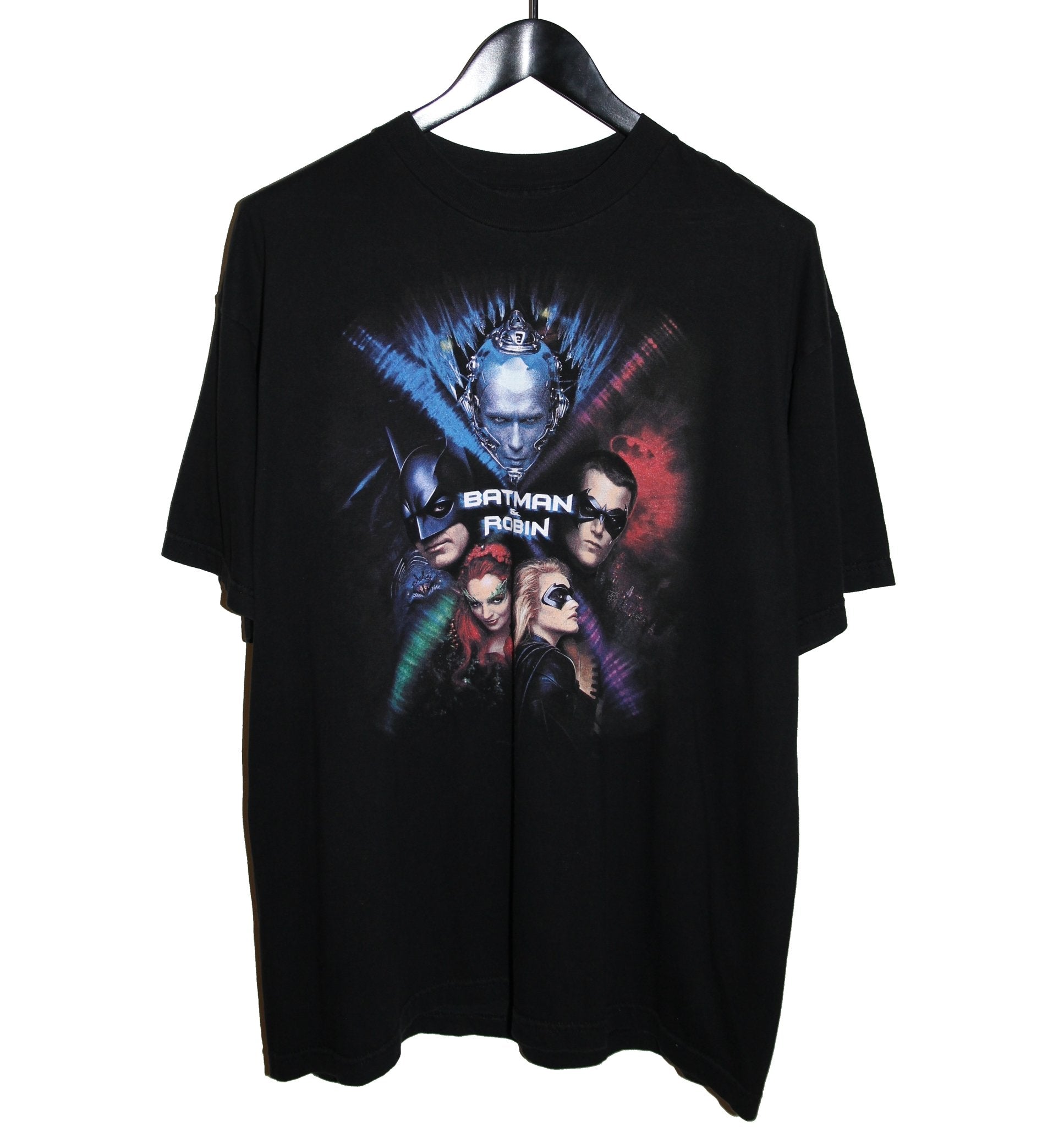 Batman & Robin 1997 Movie Promo Shirt - Faded AU