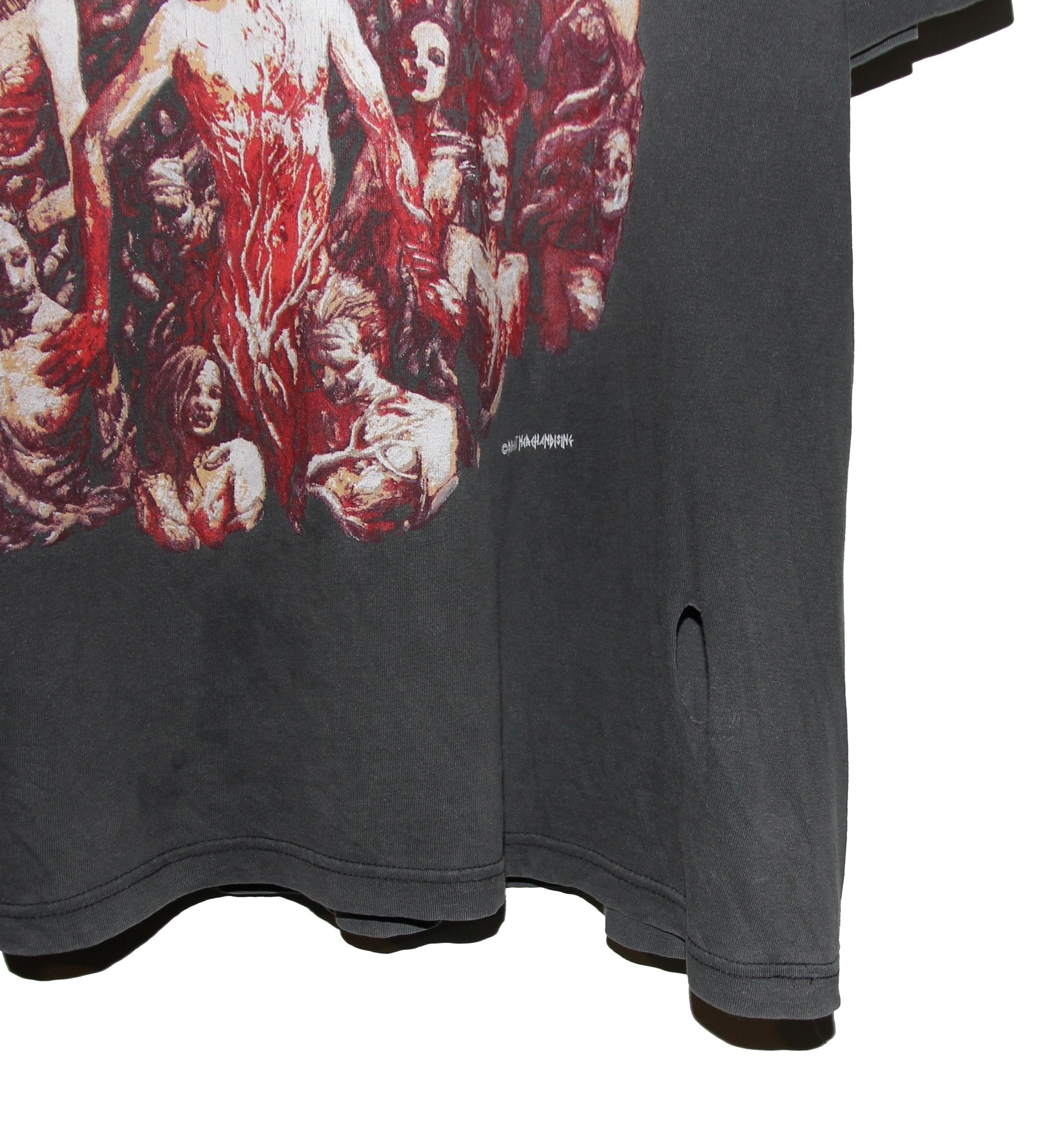 Cannibal Corpse 1994 The Bleeding Album Shirt - Faded AU