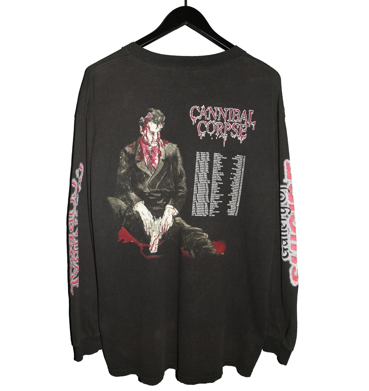 Cannibal Corpse 1998 Gallery of Suicide Longsleeve - Faded AU