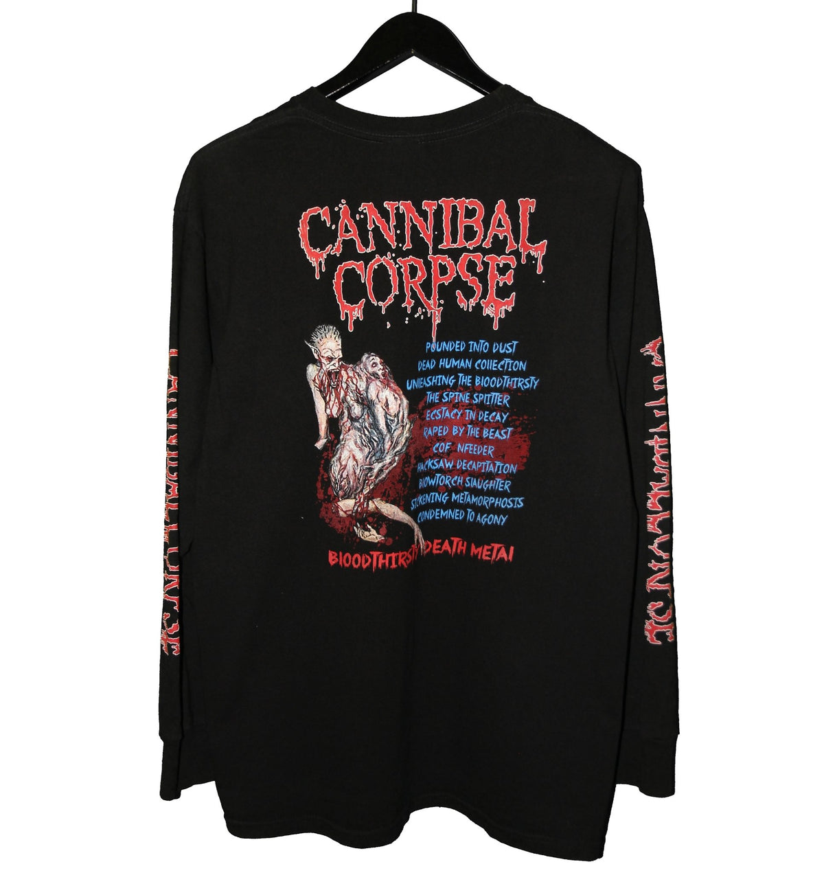 Cannibal Corpse 1999 Bloodthirsty Album Longsleeve - Faded AU