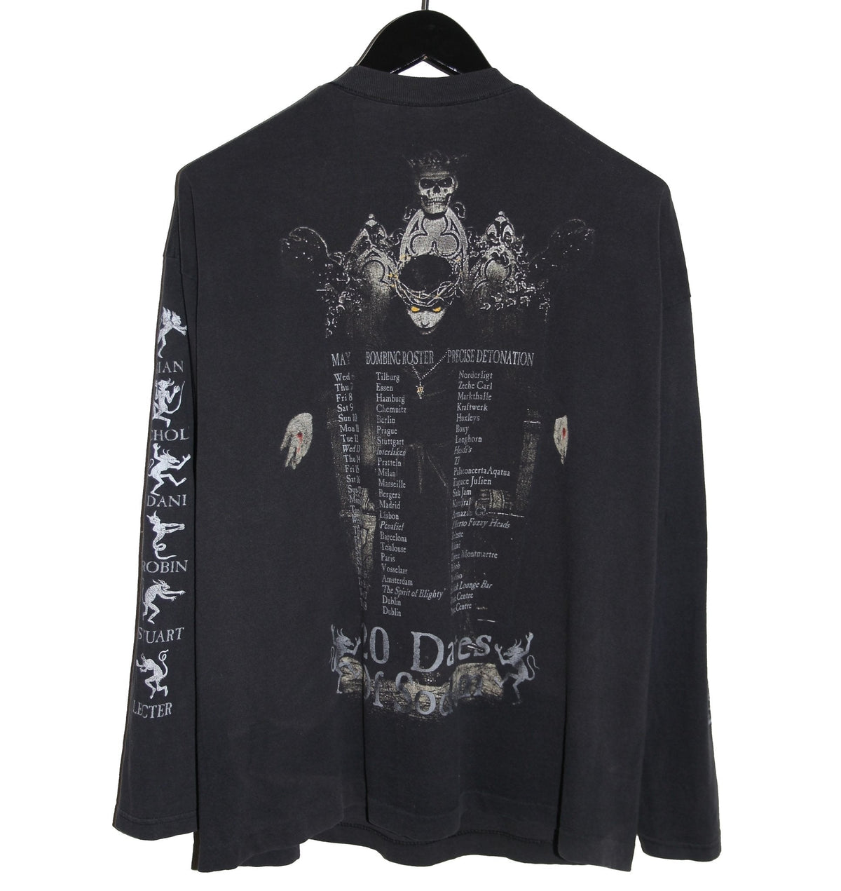Cradle of Filth 1998 Tourturing Europe Long Sleeve - Faded AU