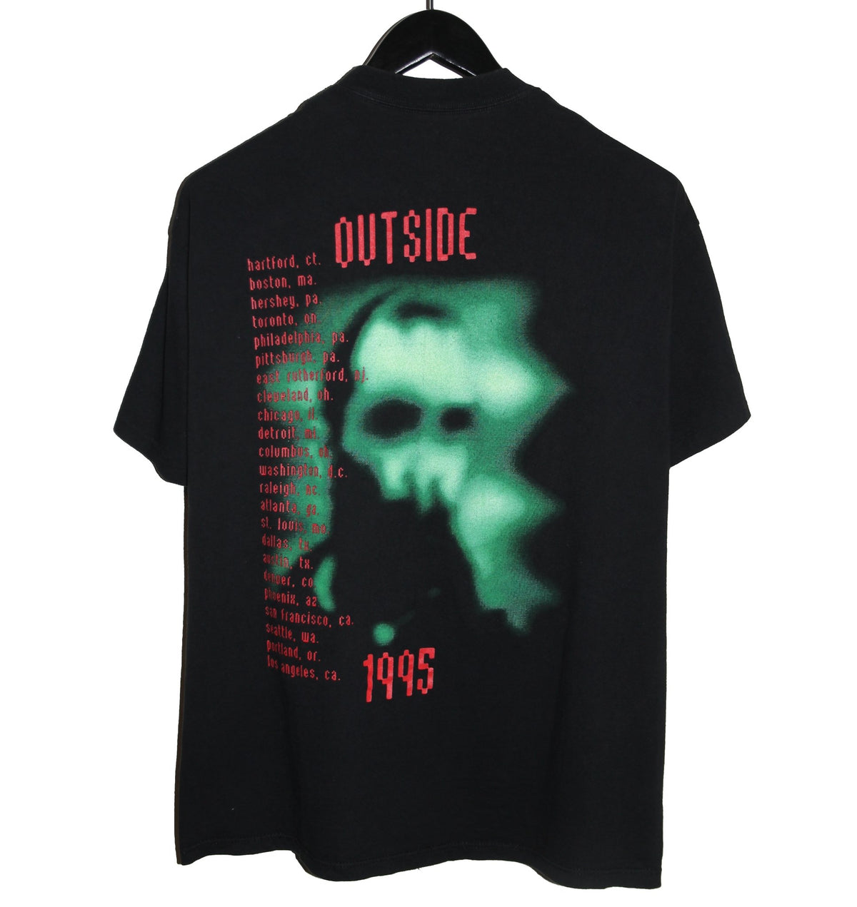 David Bowie 1995 Outside Tour Shirt - Faded AU