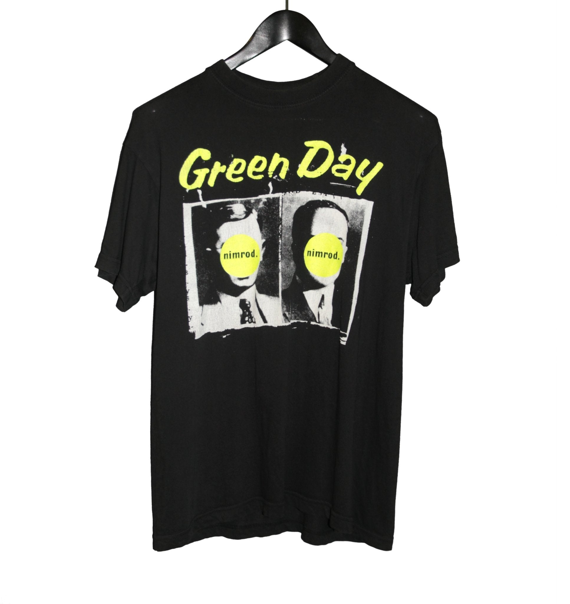 Green Day 1997 Nimrod Album Shirt - Faded AU