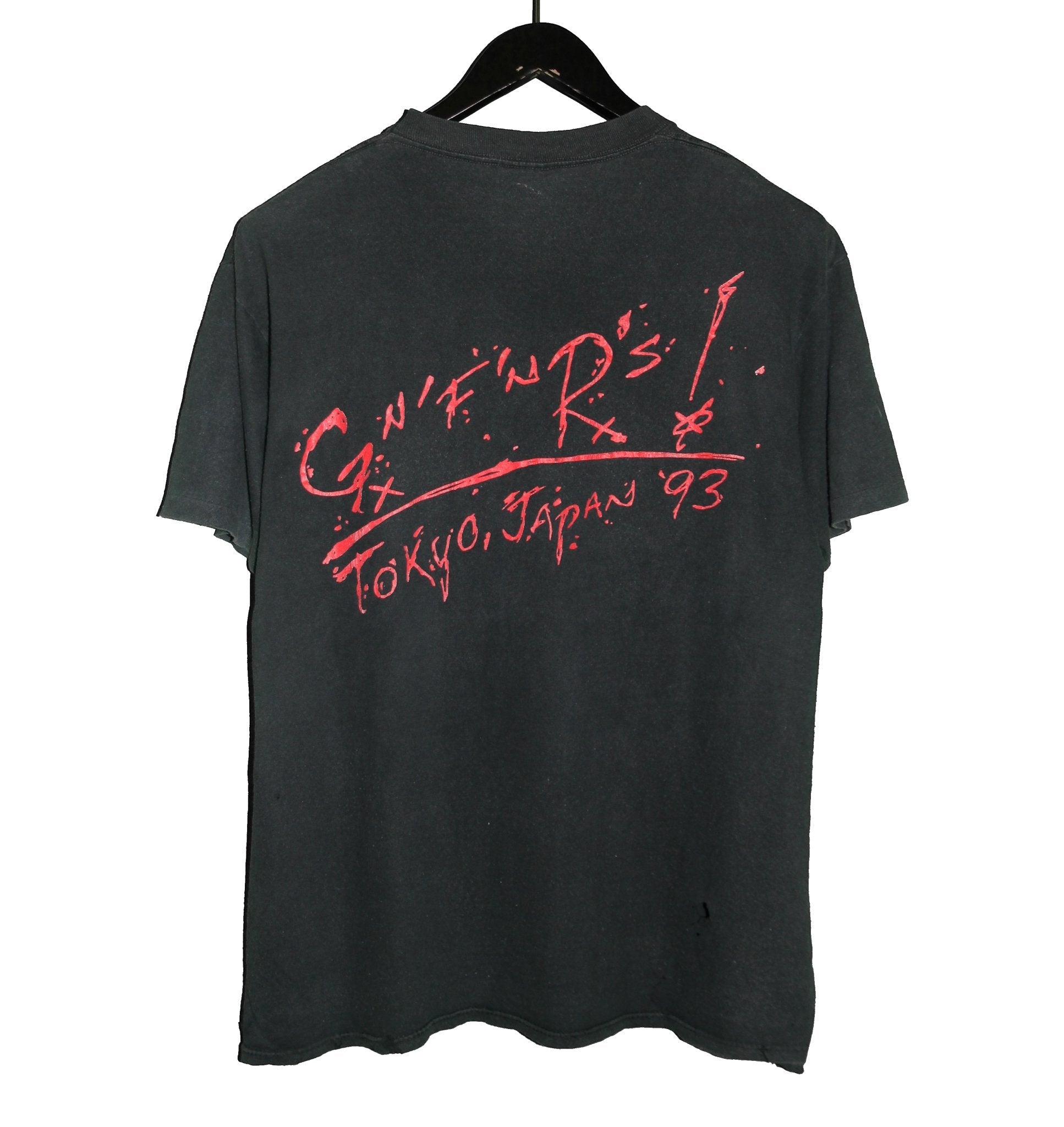 Guns N Roses 1993 Bad Apples Tour Shirt - Faded AU