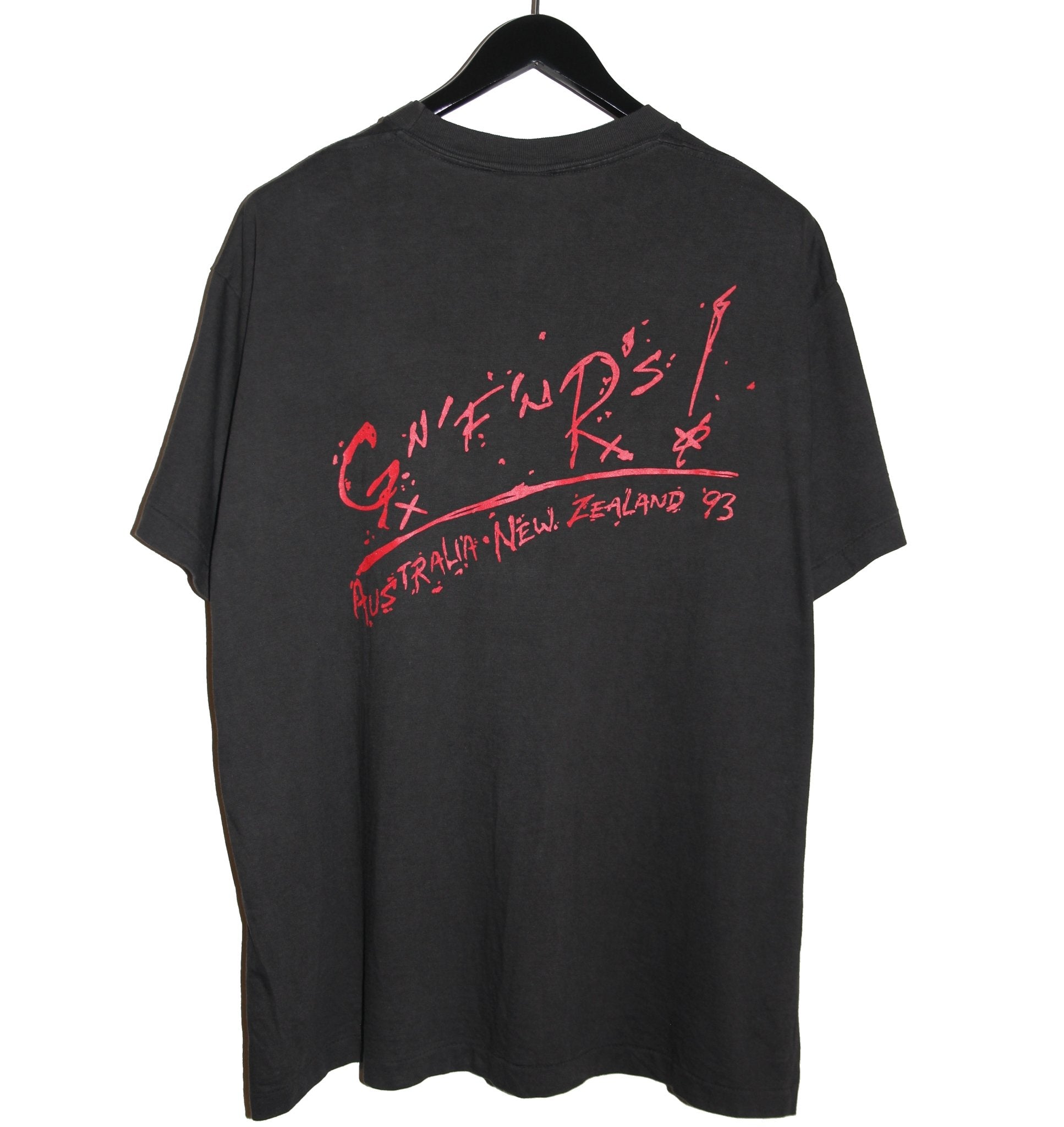 Guns N Roses 1993 Use Your Illusion Bad Apples Tour Shirt - Faded AU