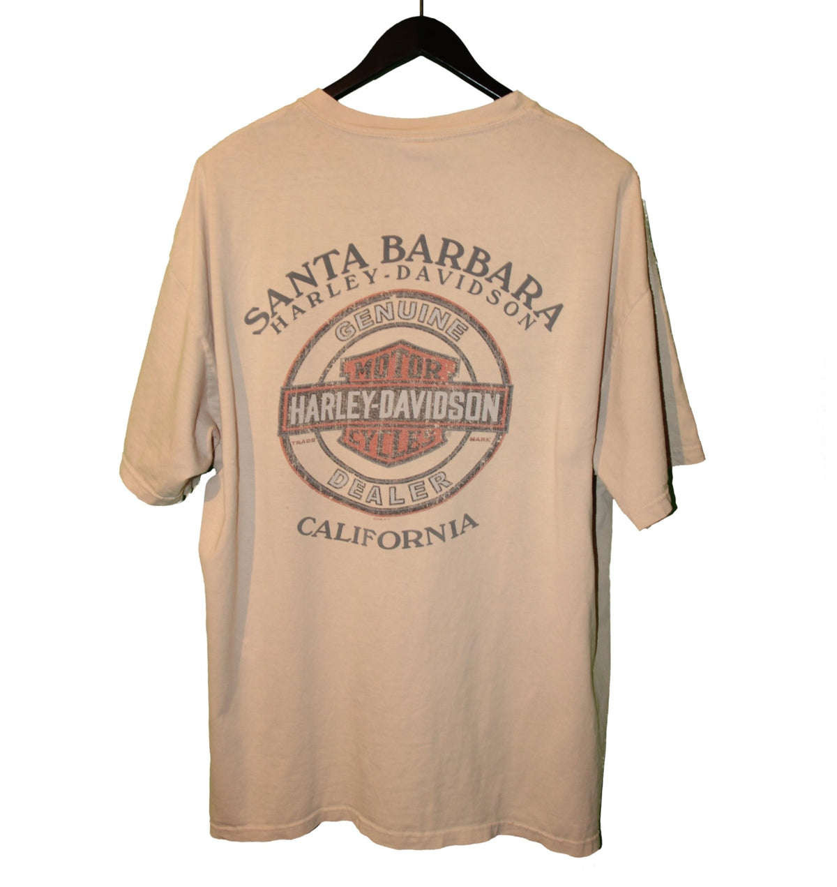 Harley Davidson 00s Santa Barbara Biker Shirt - Faded AU