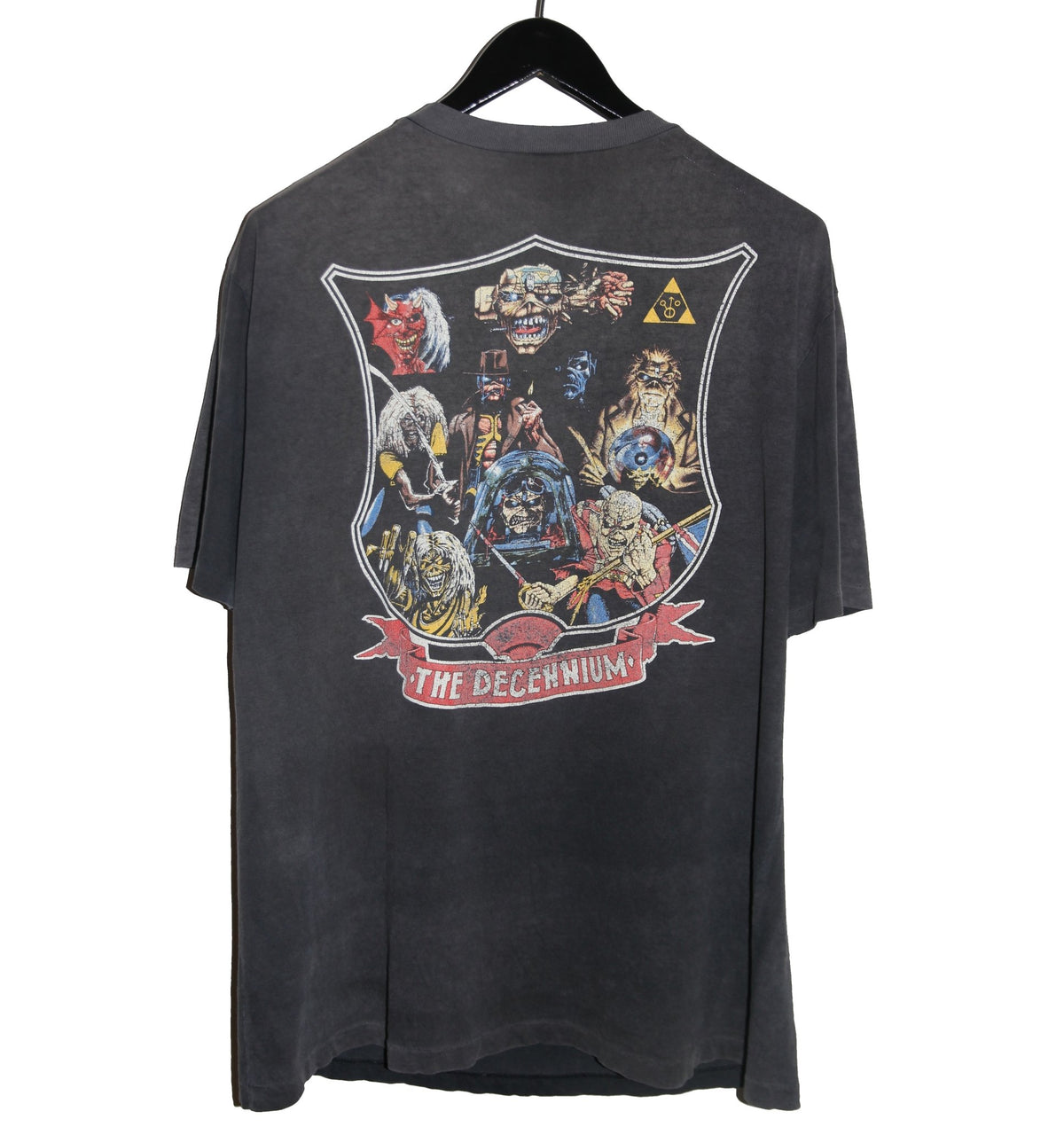 Iron Maiden 1990 The Decennium Shirt - Faded AU