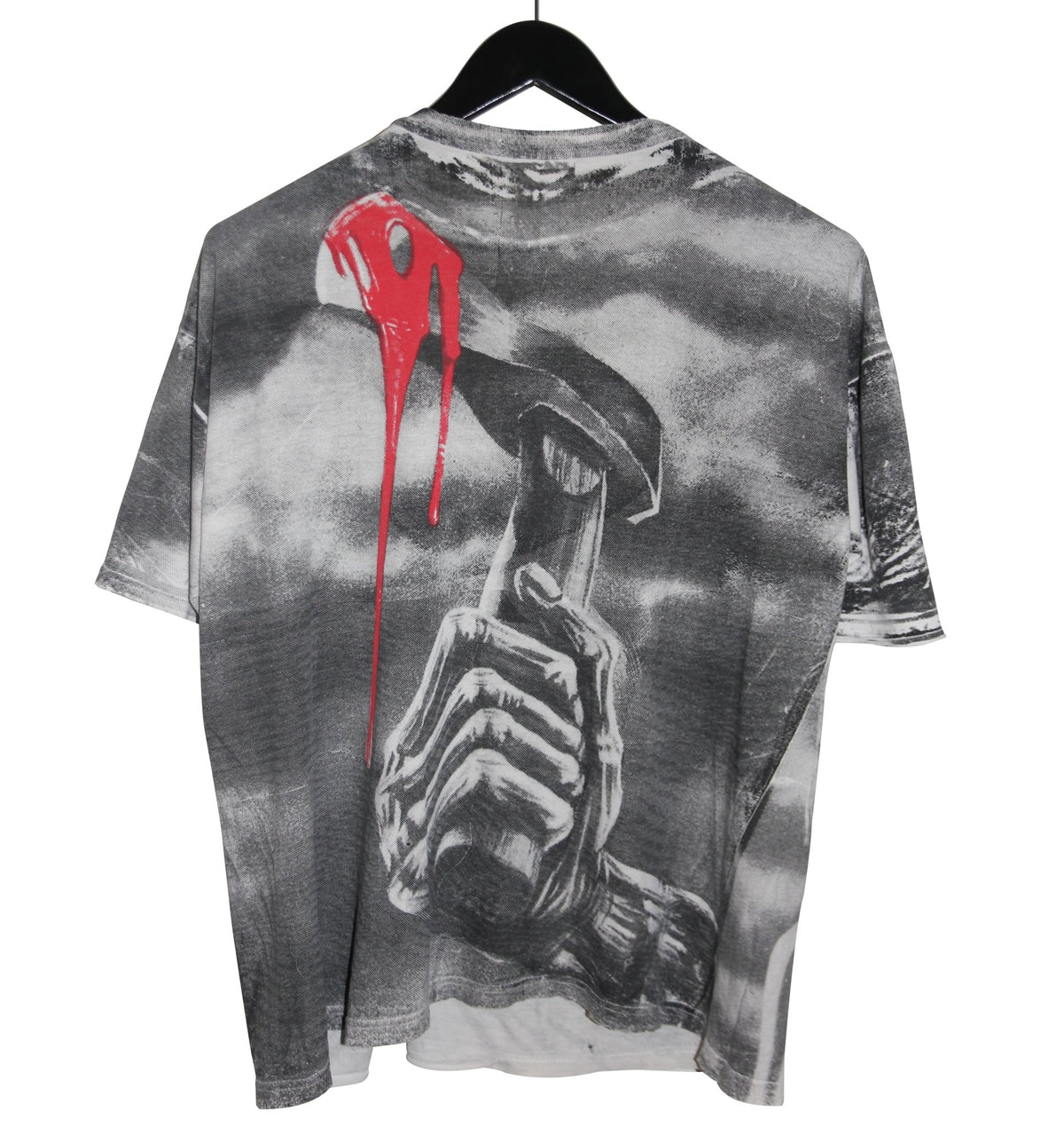 Iron Maiden 1991 Eddie the Head All Over Print Shirt - Faded AU