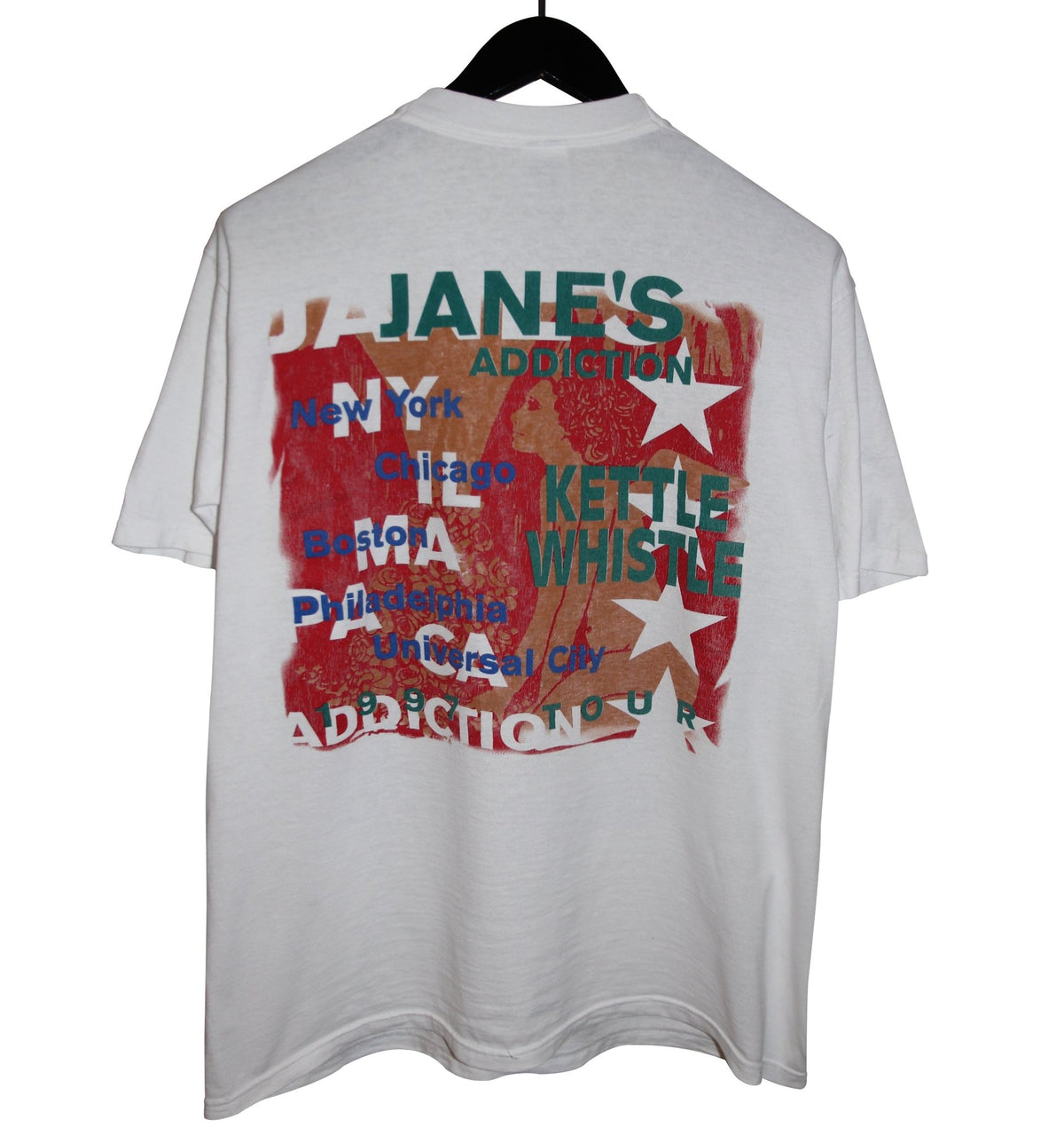 Janes Addiction 1997 Kettle Whistle Tour Shirt - Faded AU