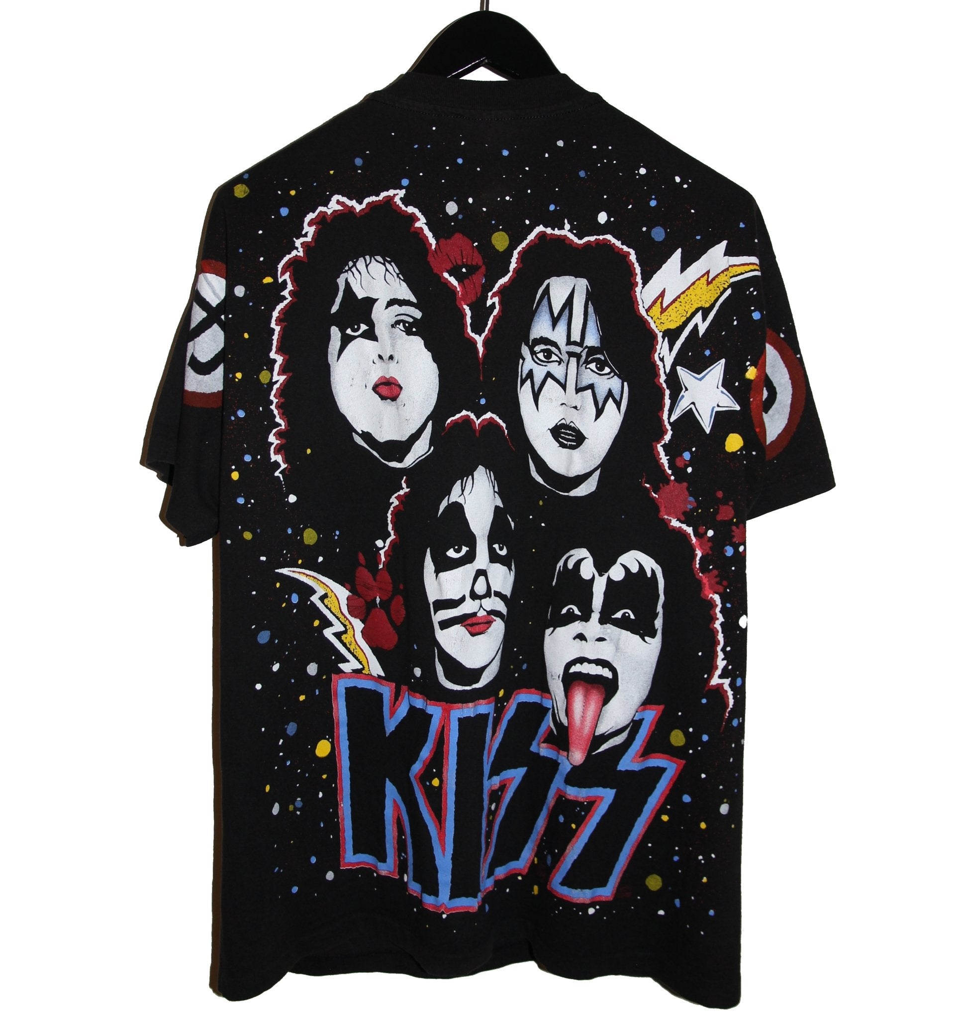 KISS 1992 Revenge All Over Print Shirt - Faded AU