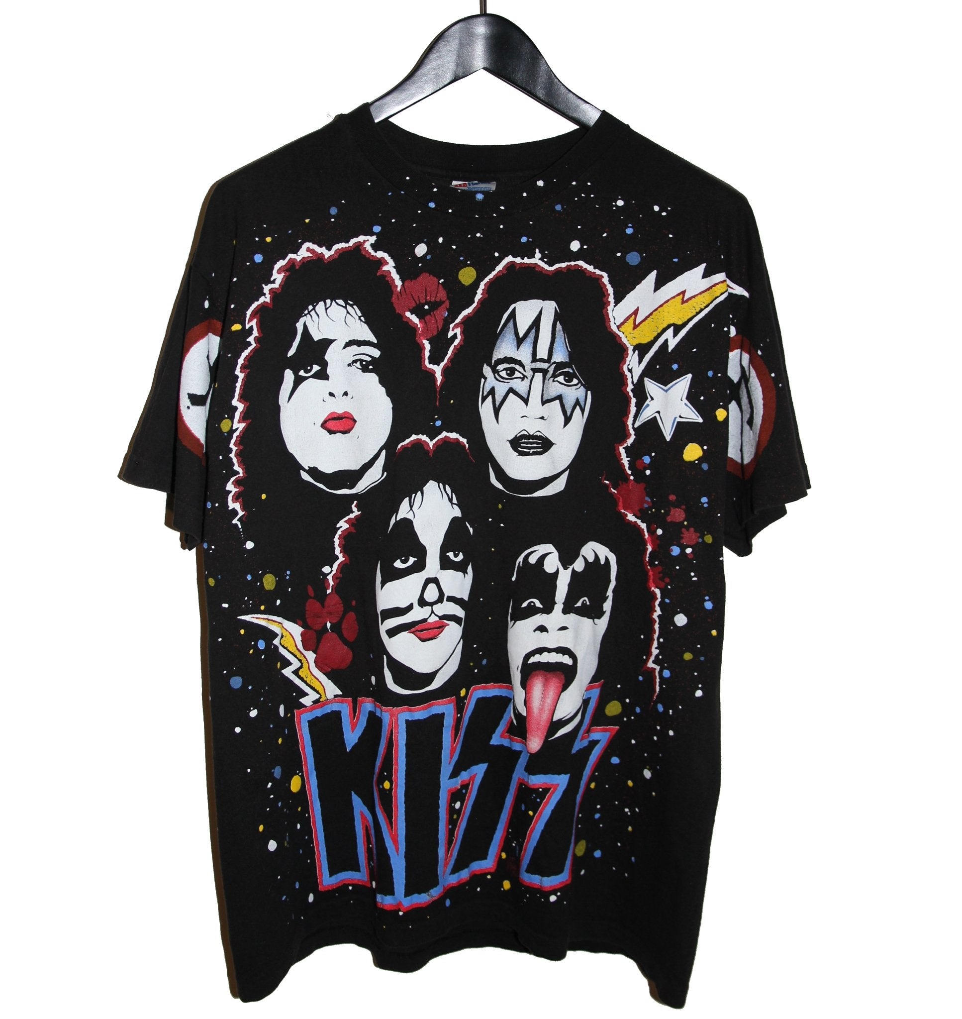 KISS 1992 Revenge All Over Print Shirt - Faded AU