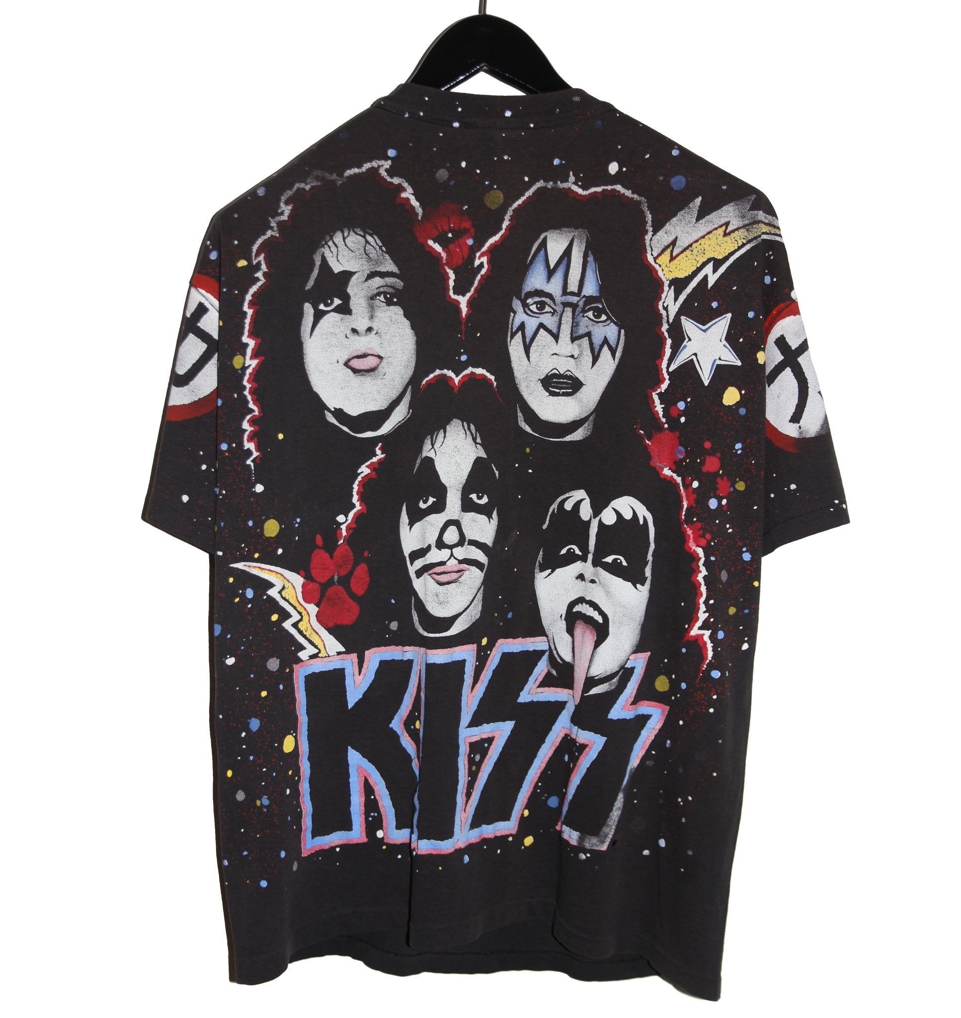 KISS 1992 Revenge All Over Print Shirt - Faded AU