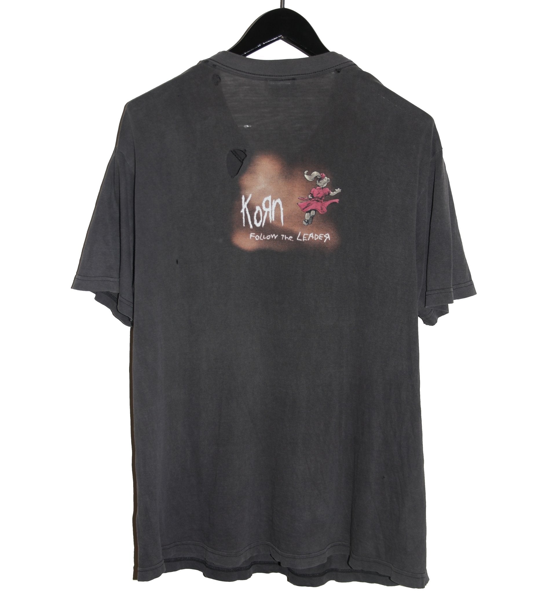 Korn 1998 Follow The Leader Album Shirt - Faded AU