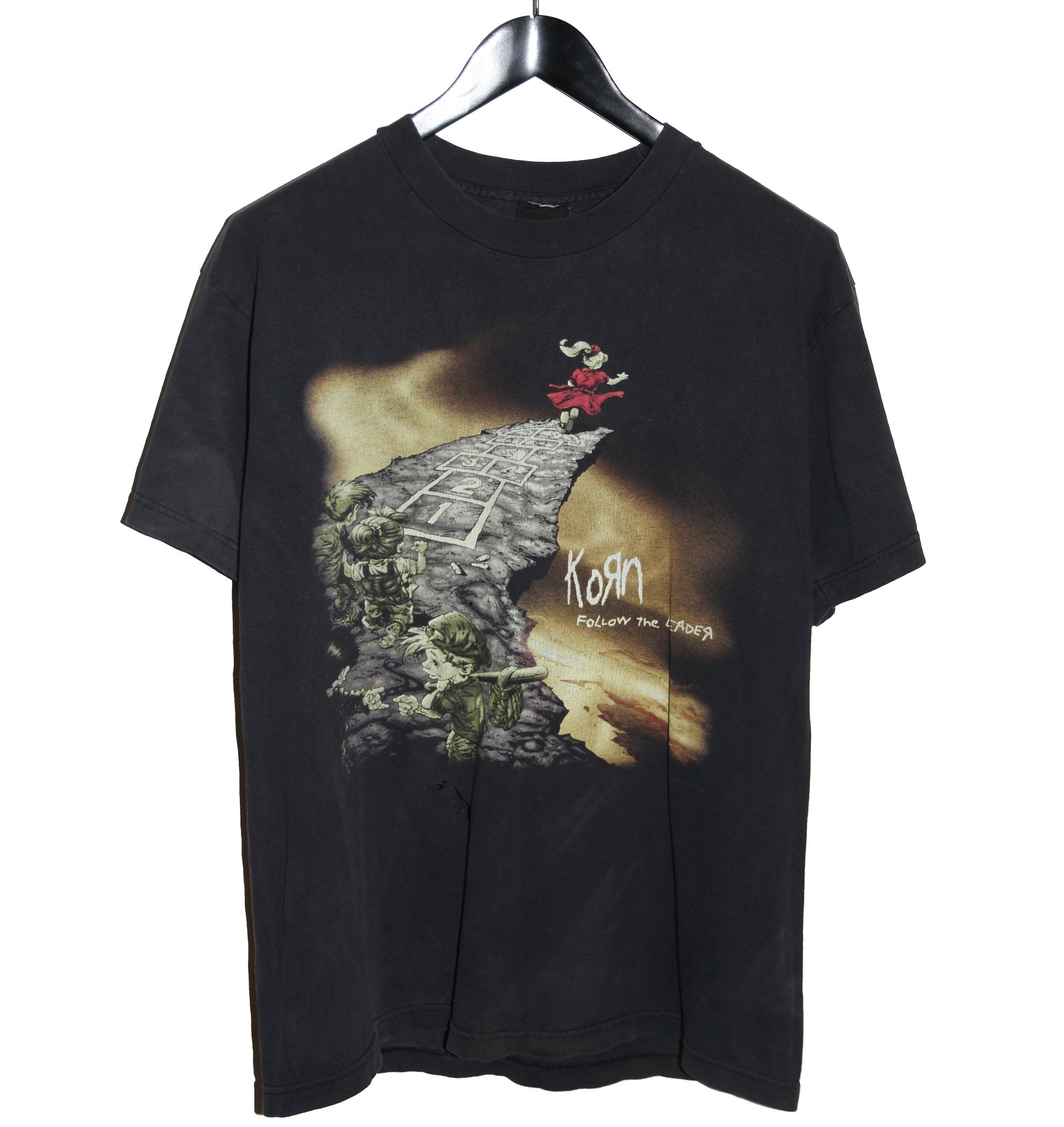 Korn 1998 Follow The Leader Album Shirt - Faded AU