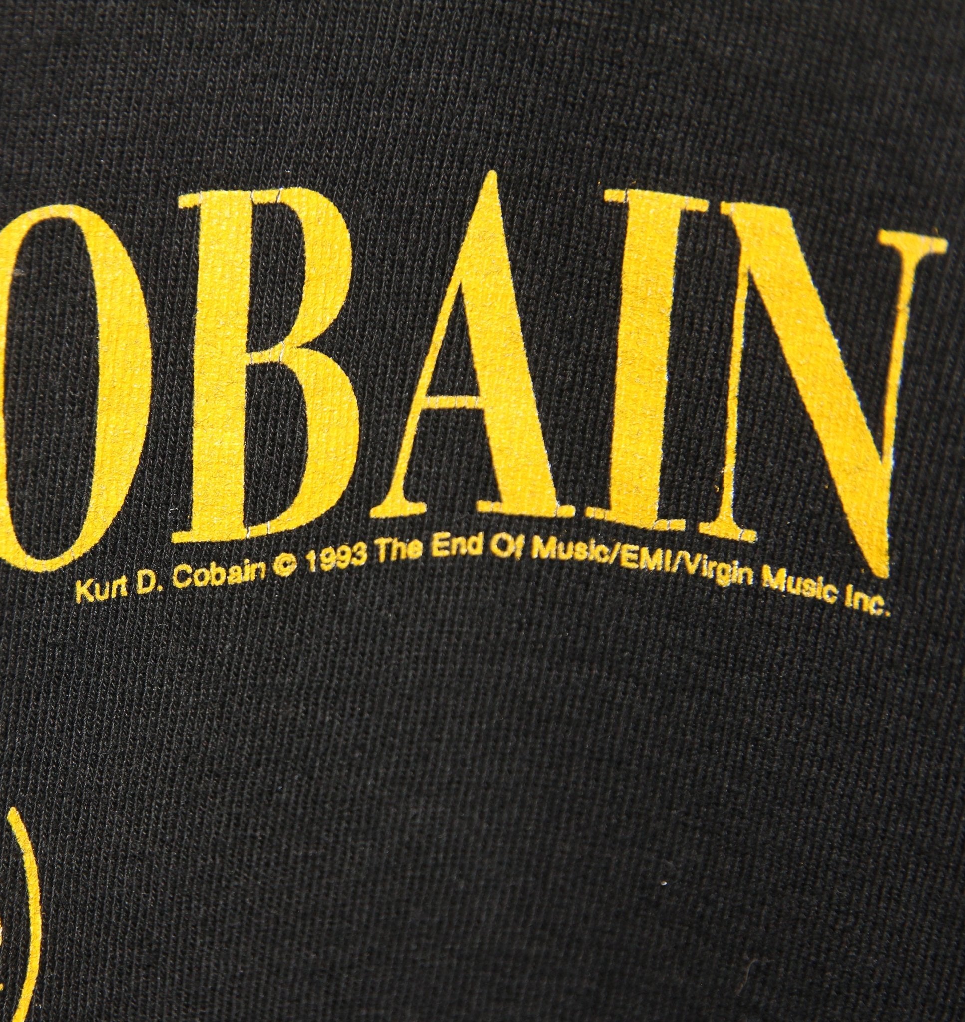 Kurt Cobain 1995 Sun is Gone Memorial Long Sleeve - Faded AU