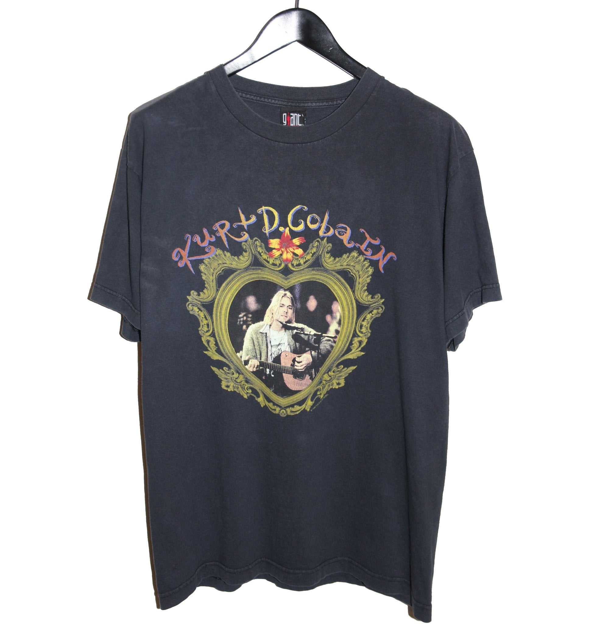 Kurt Cobain 1995 Sun is Gone Memorial Shirt - Faded AU