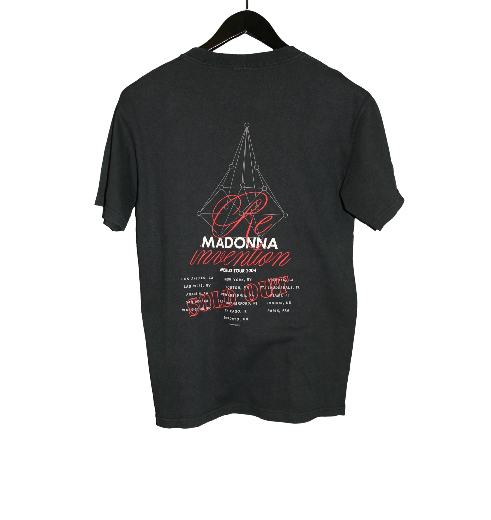 Madonna 2004 Re-Invention Tour Shirt - Faded AU