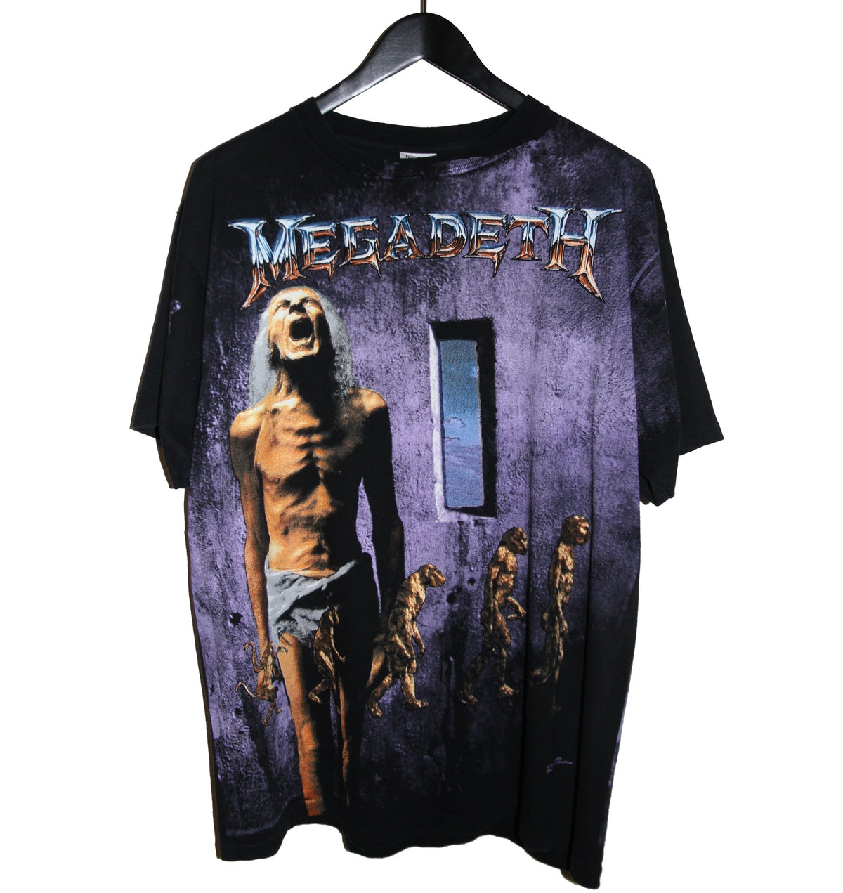 Megadeth 1992 Countdown to Extinction Album All Over Print Shirt