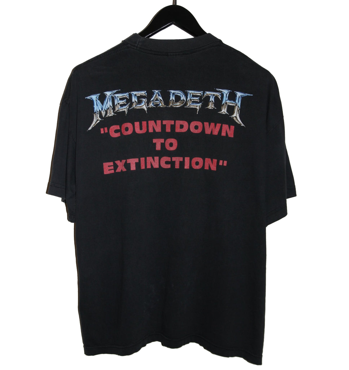 Megadeth 1992 Countdown To Extinction Album Shirt - Faded AU