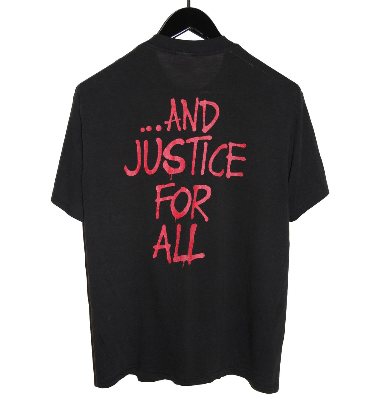 Metallica 1988 And Justice For All Shirt - Faded AU