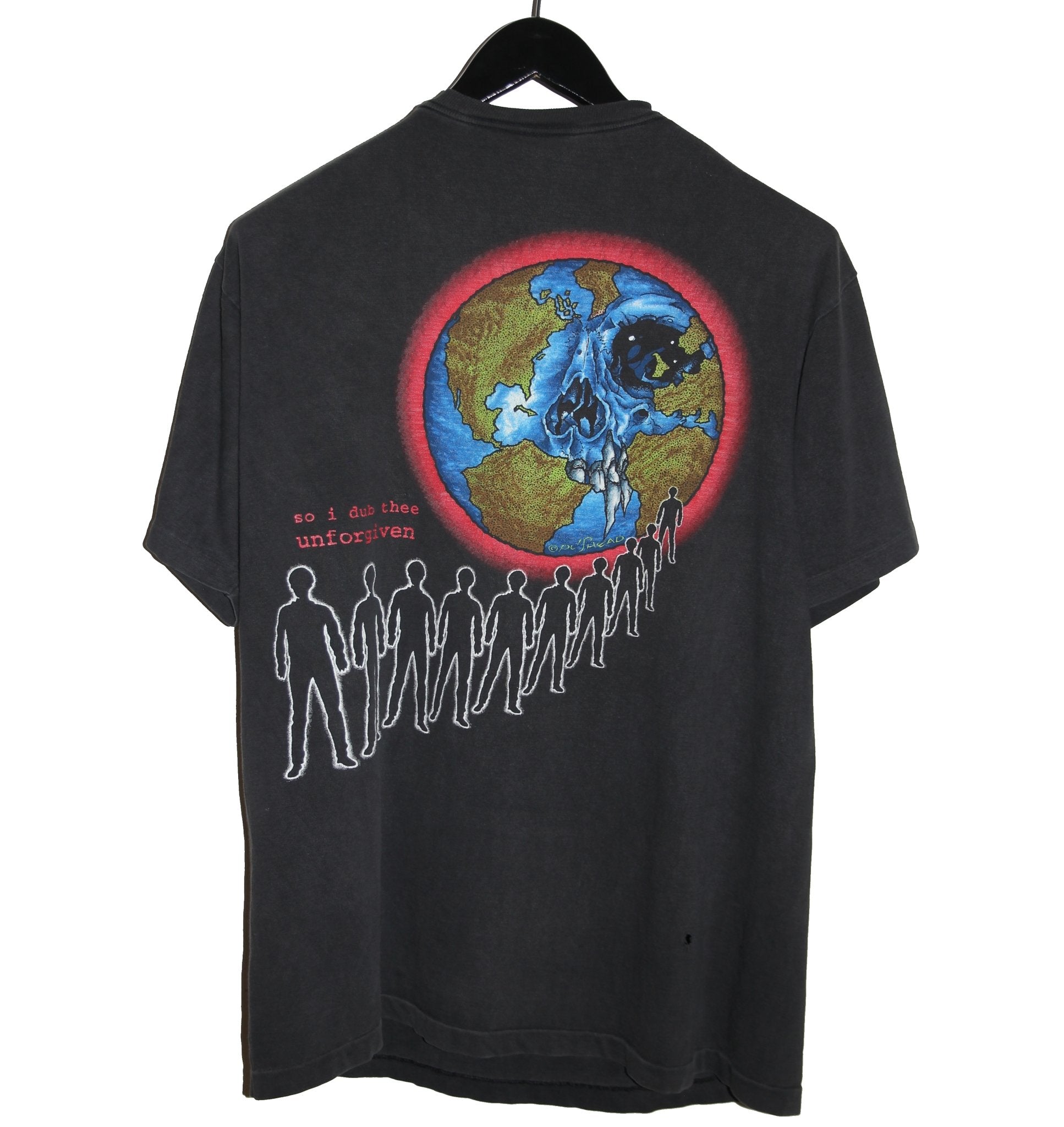 Metallica 1992 Pushead Unforgiven Shirt - Faded AU