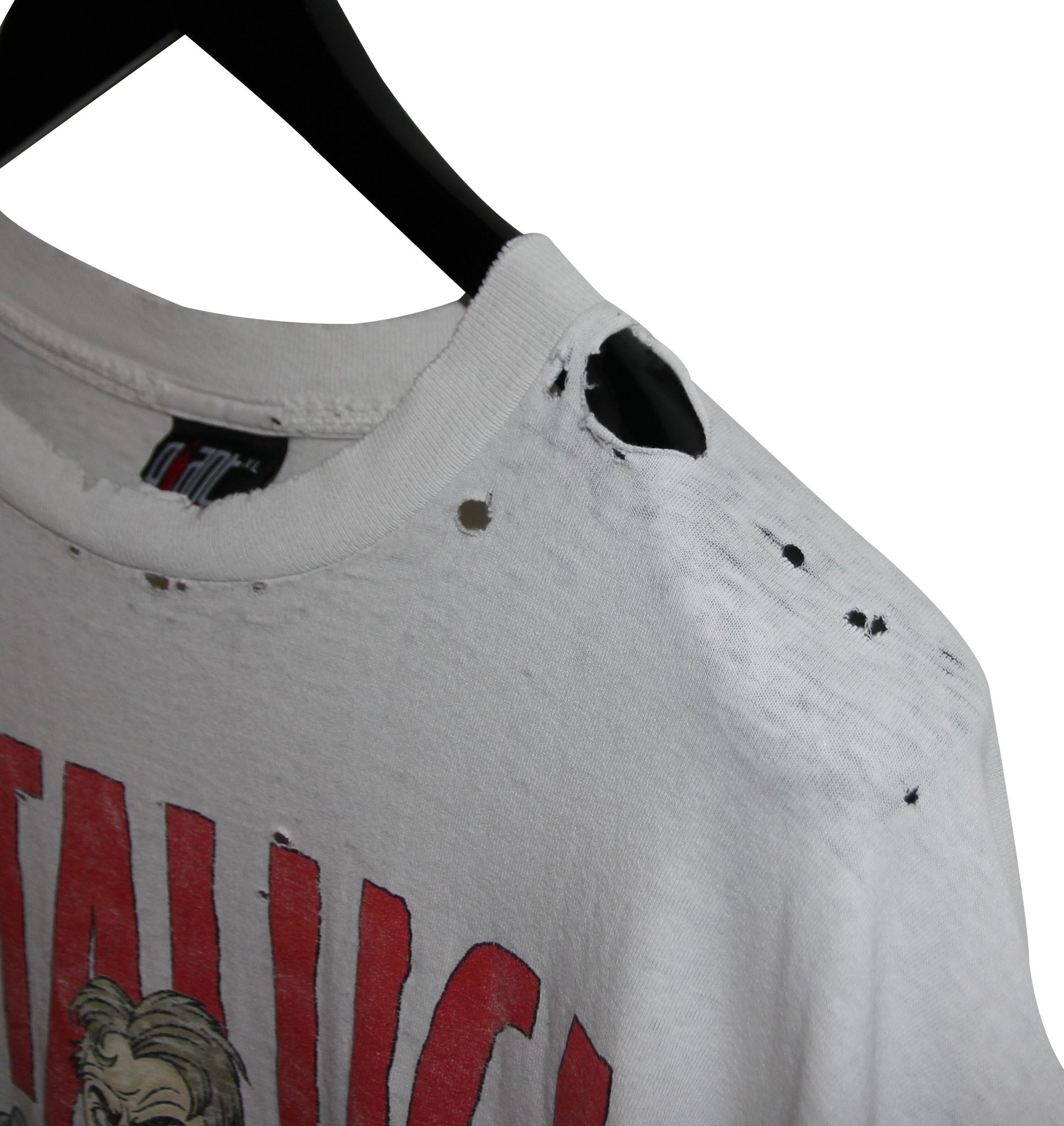 Metallica 1996 Load Cartoon Shirt - Faded AU
