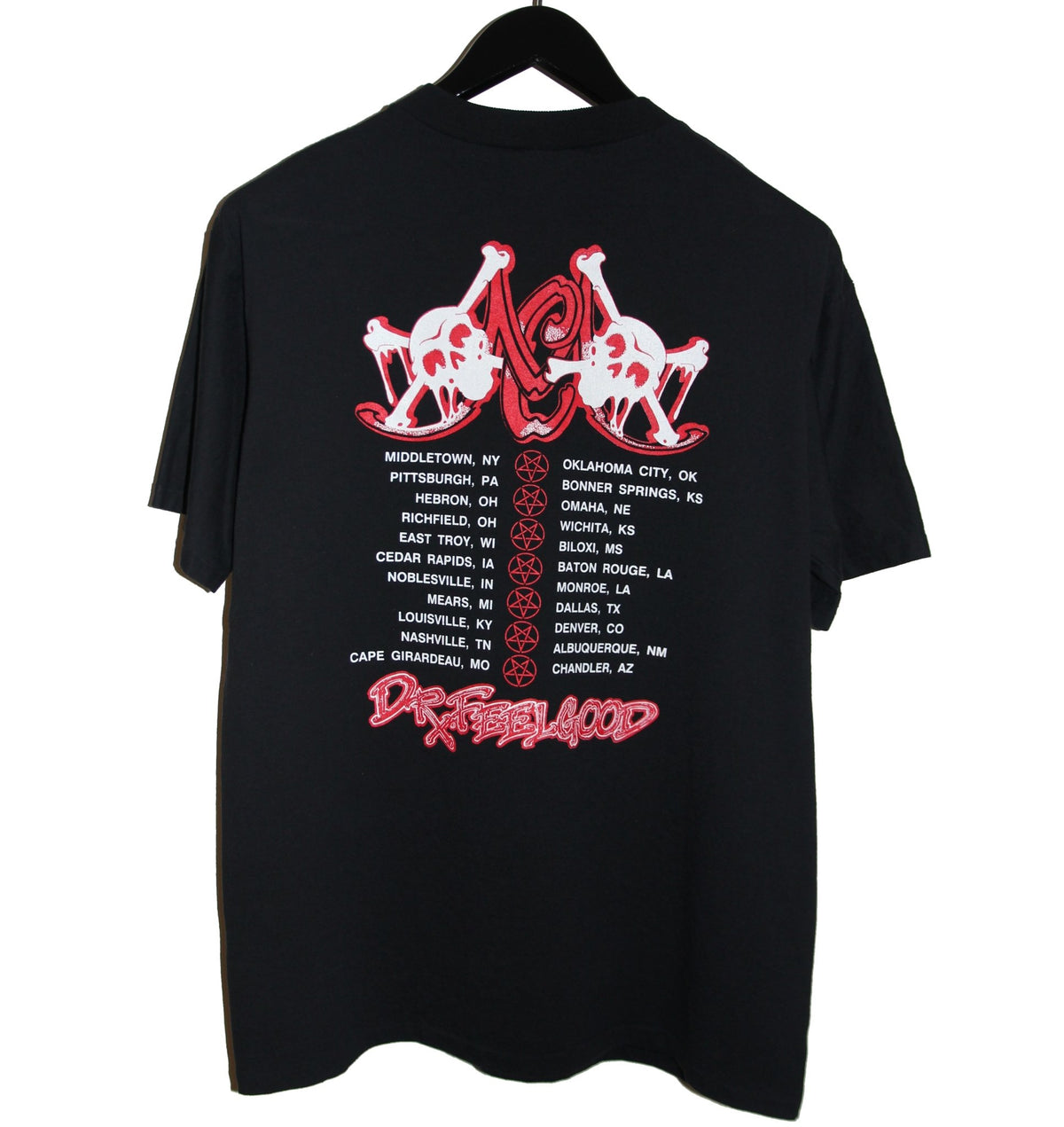 Mötley Crüe 1989/90 Dr. Feelgood Tour Shirt - Faded AU