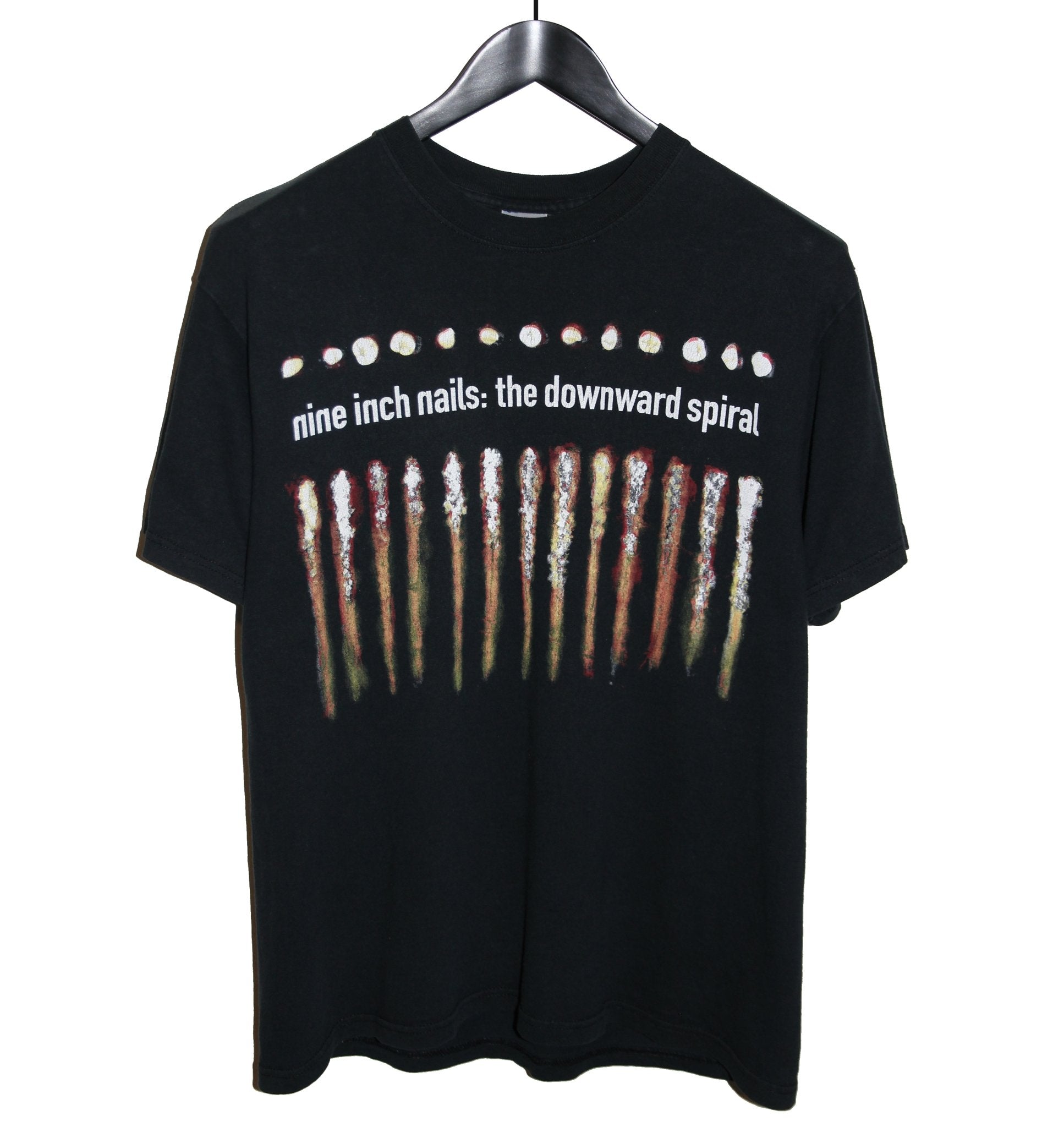 Nine Inch Nails 1998 The Downward Spiral Album Shirt - Faded AU