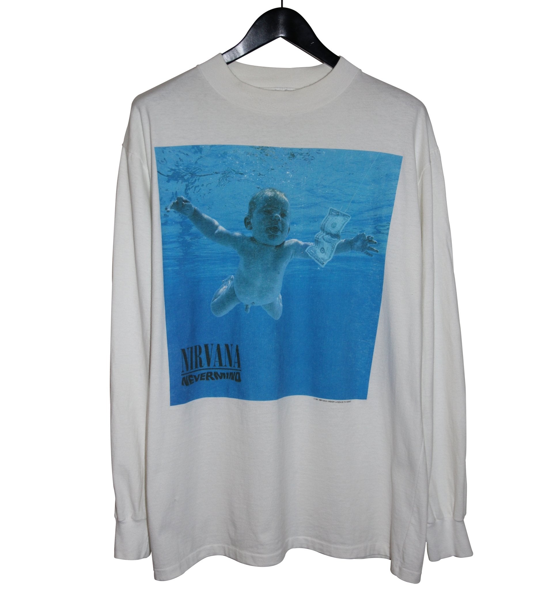 Nirvana 1991 Nevermind Album Long Sleeve - Faded AU