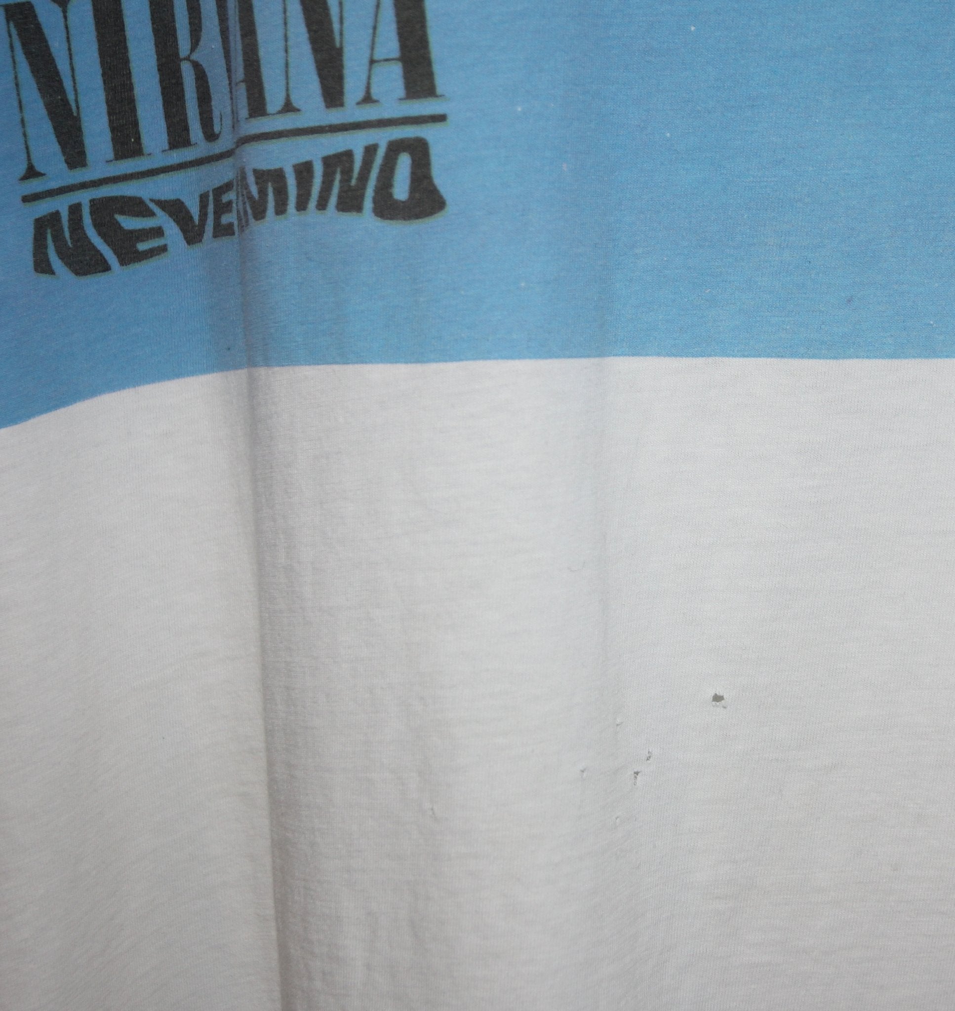 Nirvana 1991 Nevermind Backstage Pass Album Shirt - Faded AU