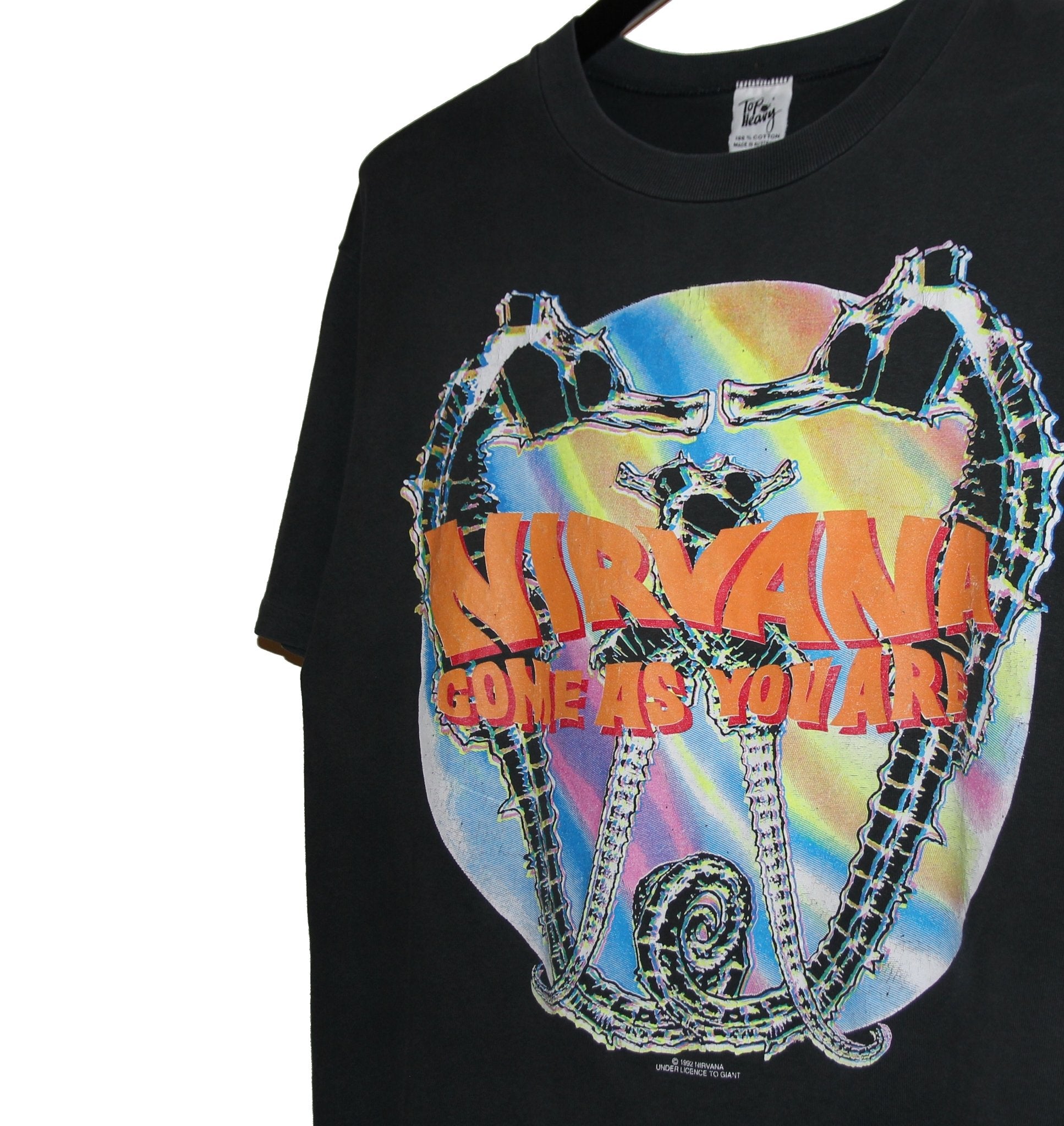 Nirvana 1992 Come As You Are Shirt - Faded AU