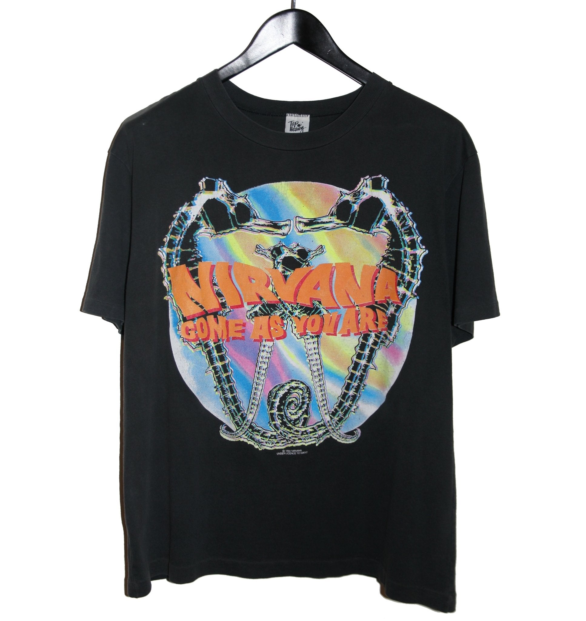 Nirvana 1992 Come As You Are Shirt - Faded AU