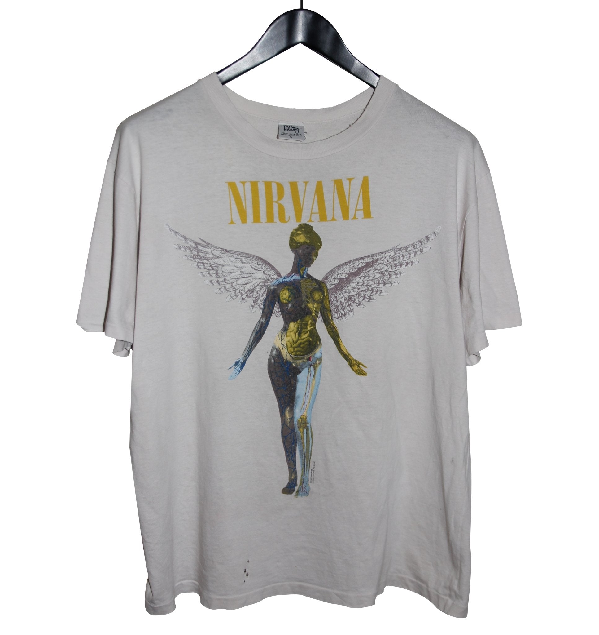 Nirvana 1993 In Utero Album Shirt - Faded AU